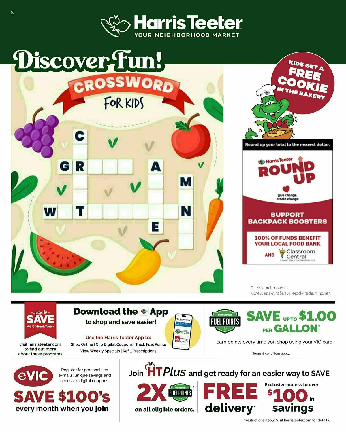 Harris Teeter Weekly Ad from January 1