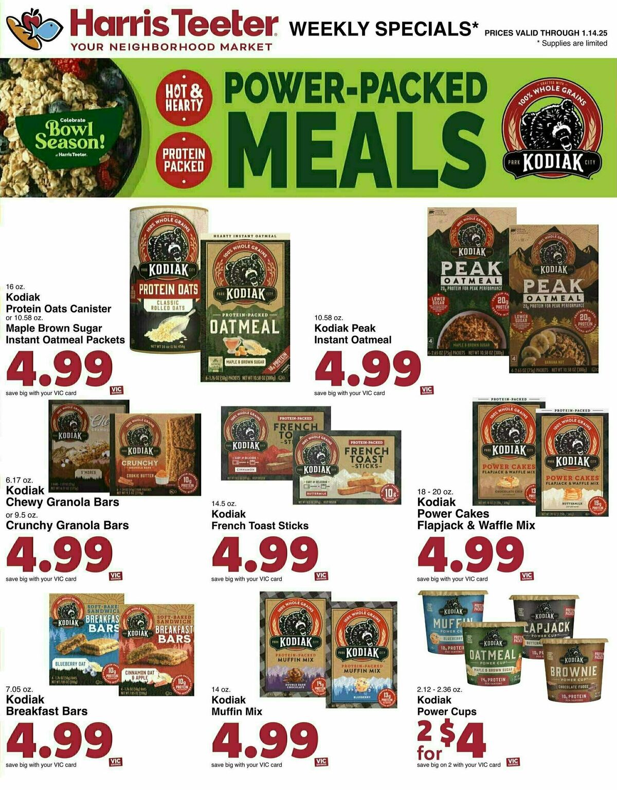 Harris Teeter Weekly Ad from January 8