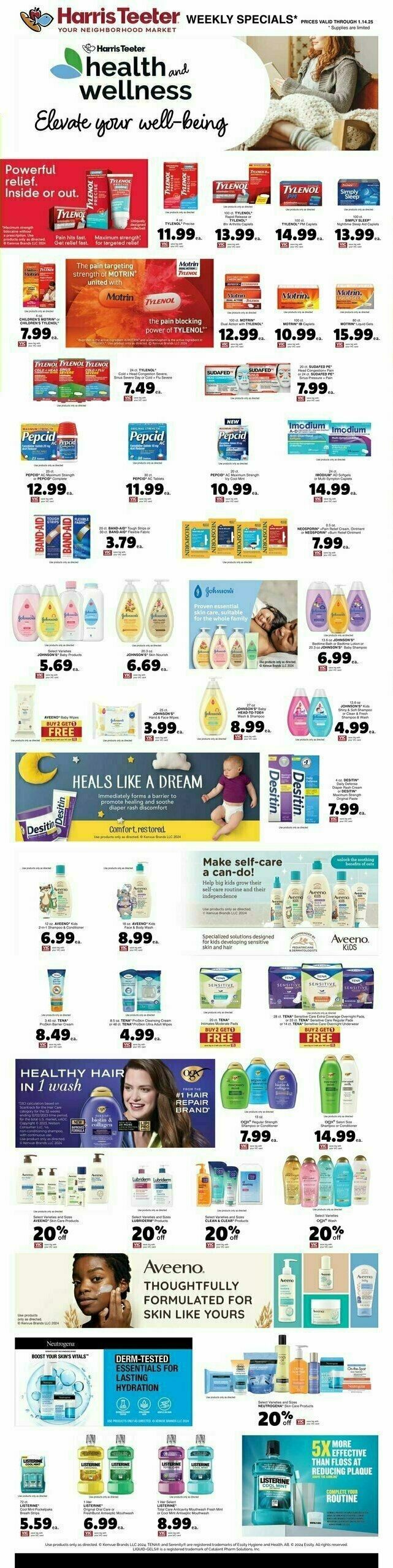 Harris Teeter Weekly Ad from January 8