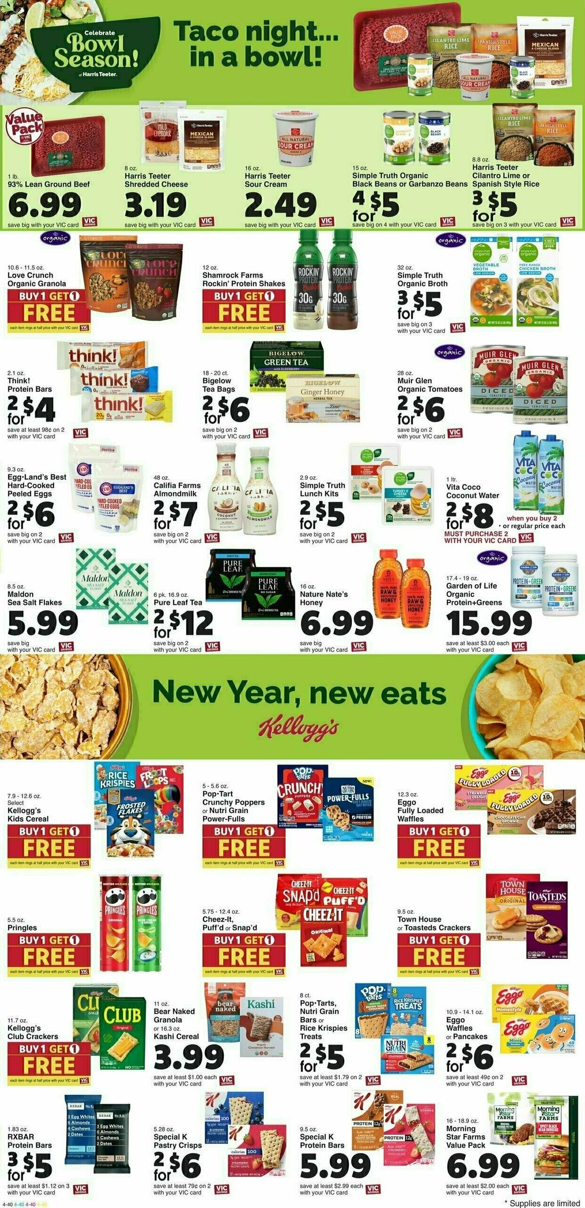 Harris Teeter Weekly Ad from January 8