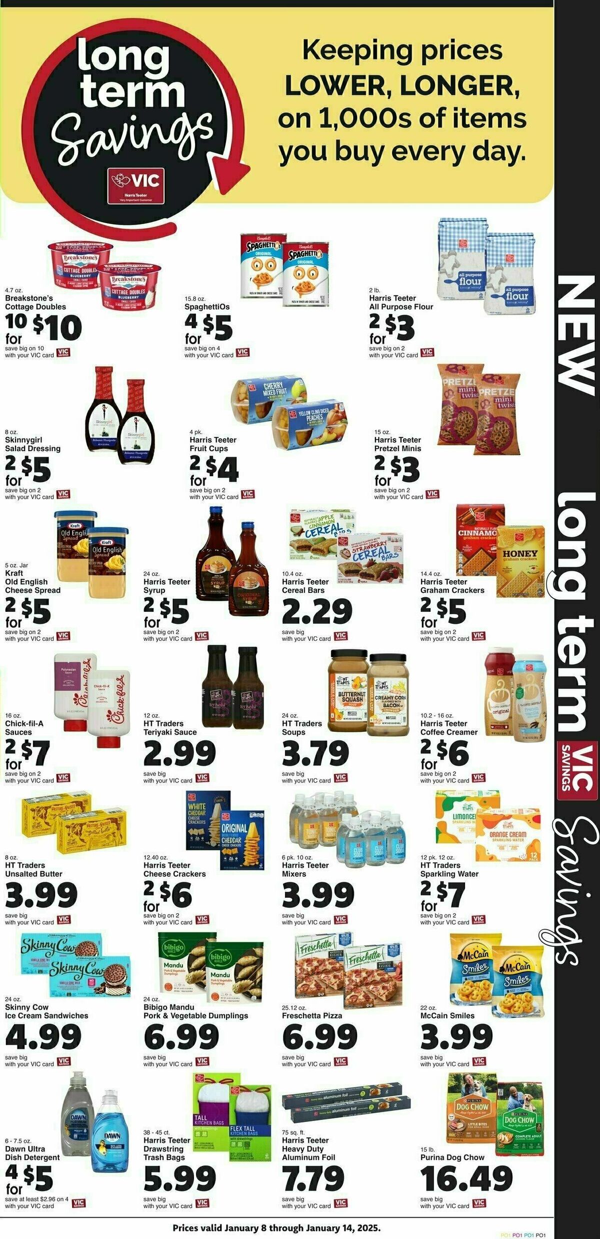 Harris Teeter Weekly Ad from January 8