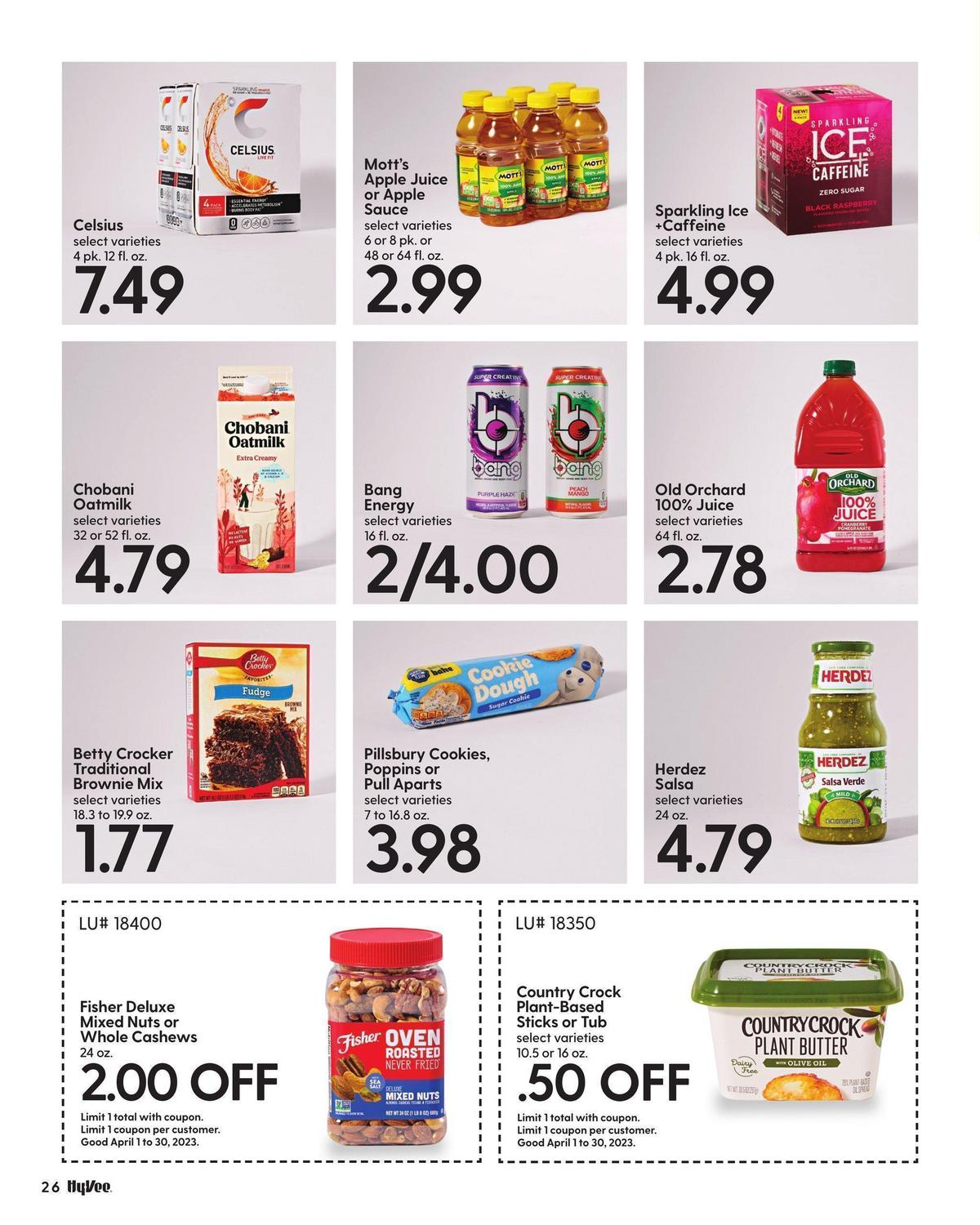 Hy-Vee Race in For Deals Weekly Ad from April 1