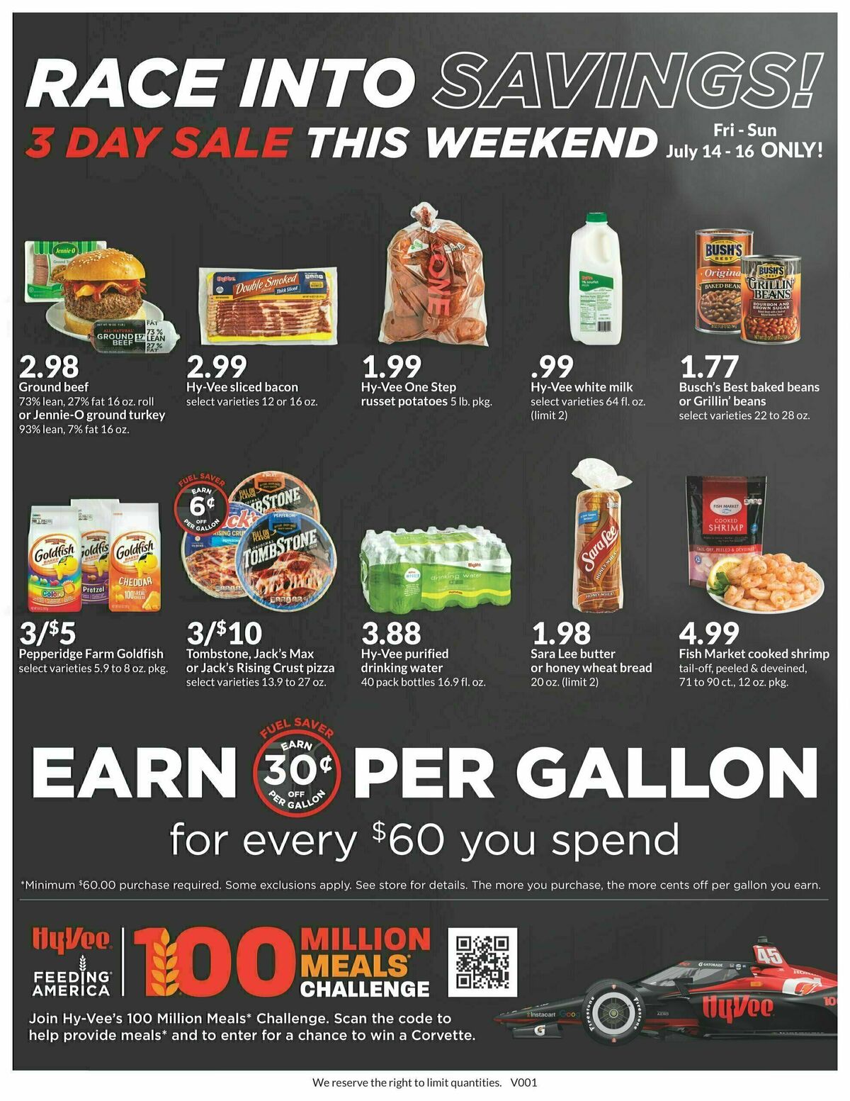 Hy-Vee Red Hot Weekend Weekly Ad from July 14