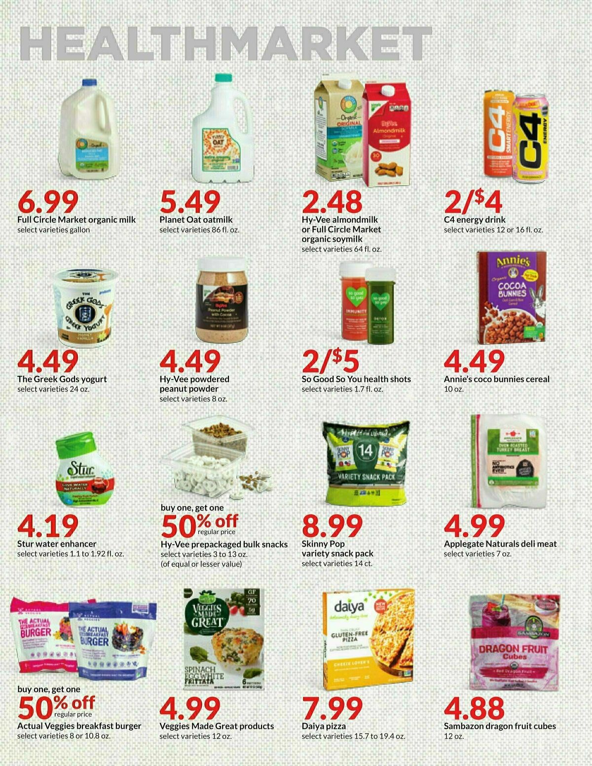 Hy-Vee Weekly Ad from July 31