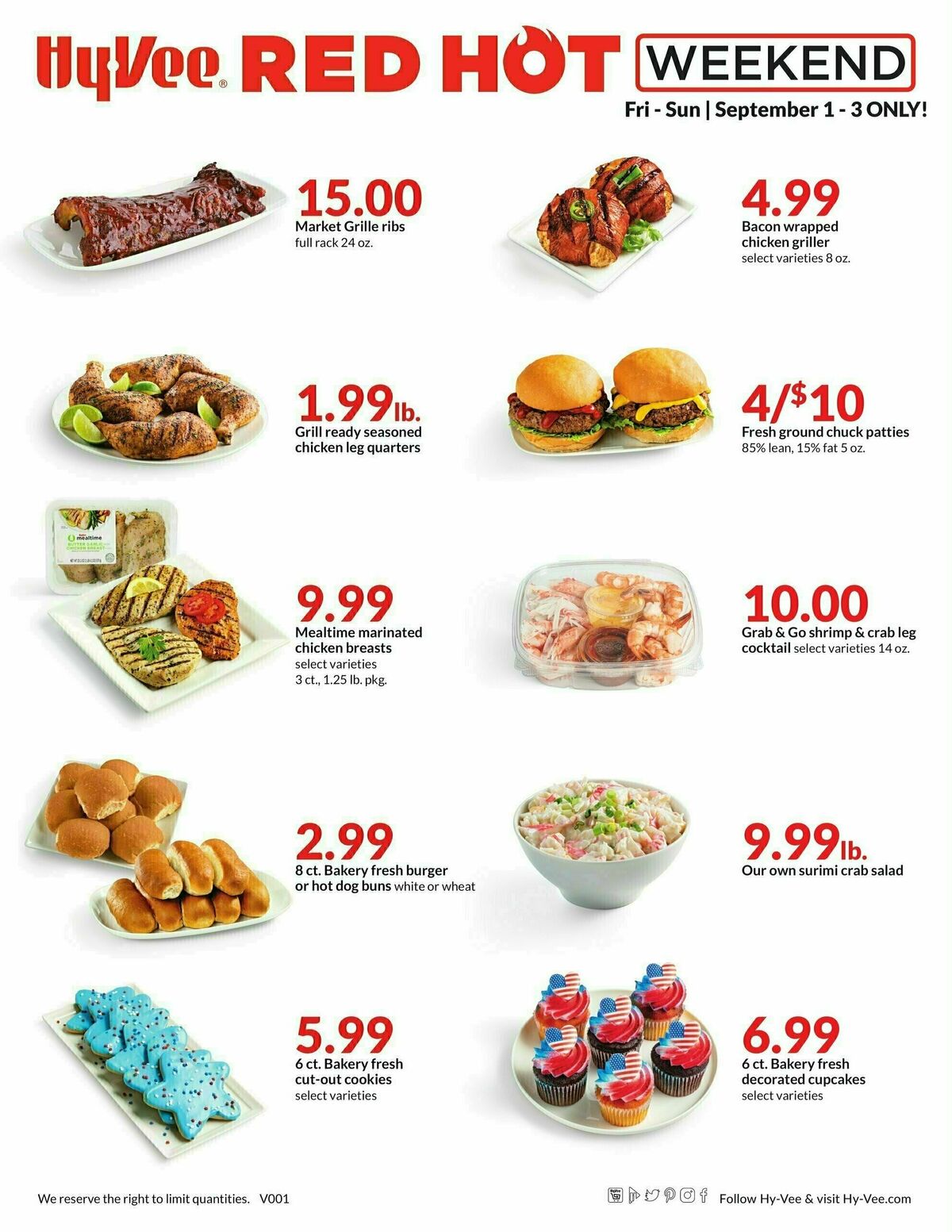 Hy-Vee Labor Day Weekend Sale Weekly Ad from September 1