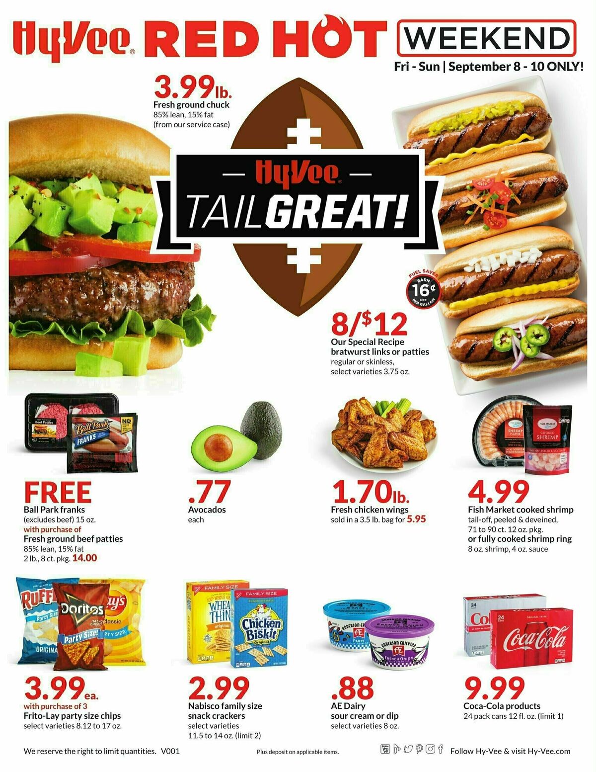 Hy-Vee 80 Weekly Ad from September 8