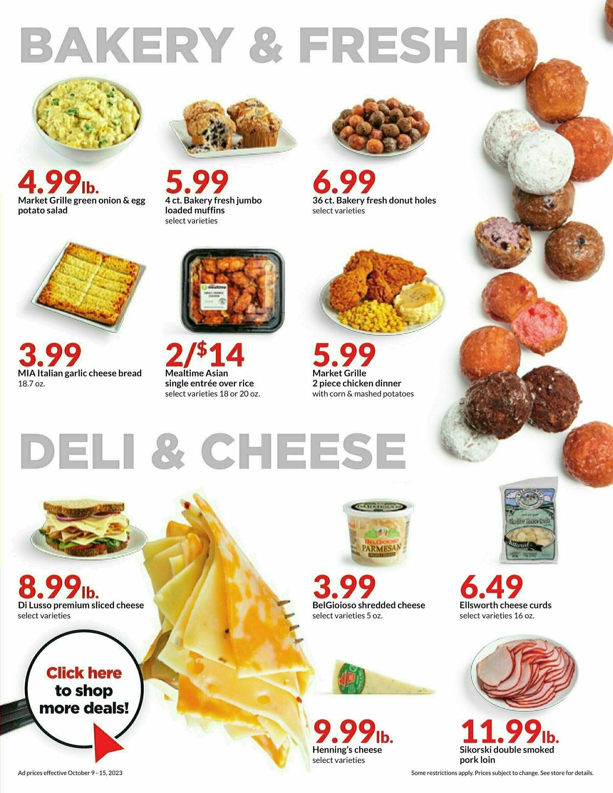 Hy-Vee Weekly Ad from October 9