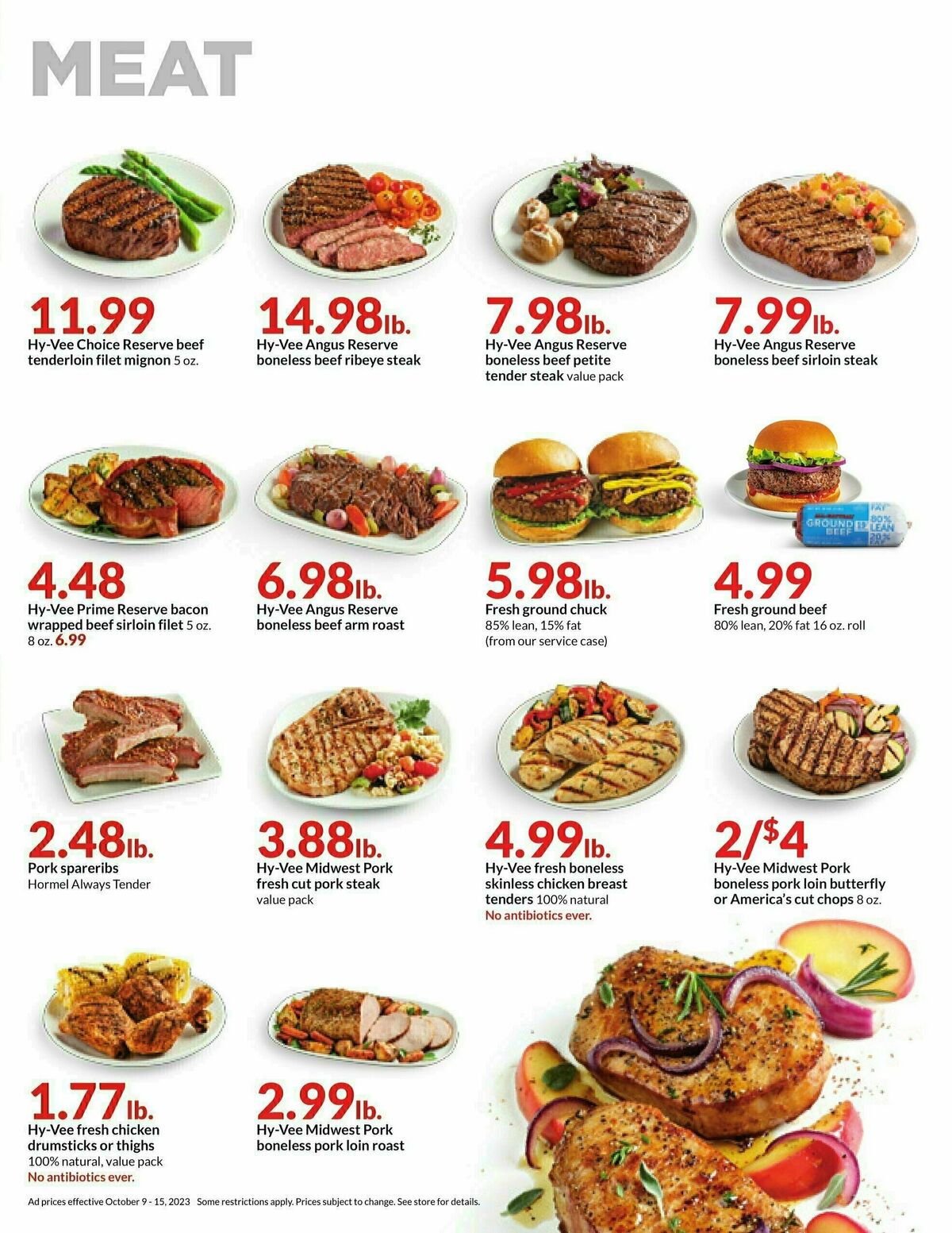 Hy-Vee Weekly Ad from October 9