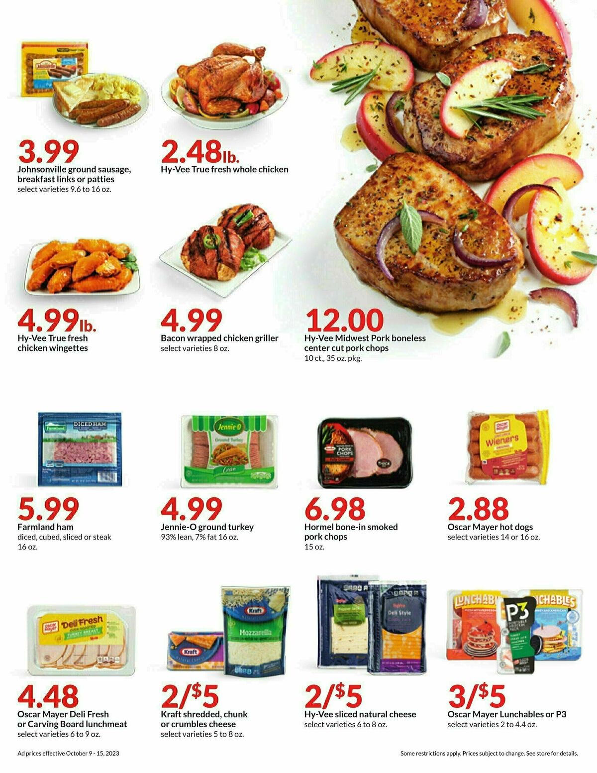 Hy-Vee Weekly Ad from October 9