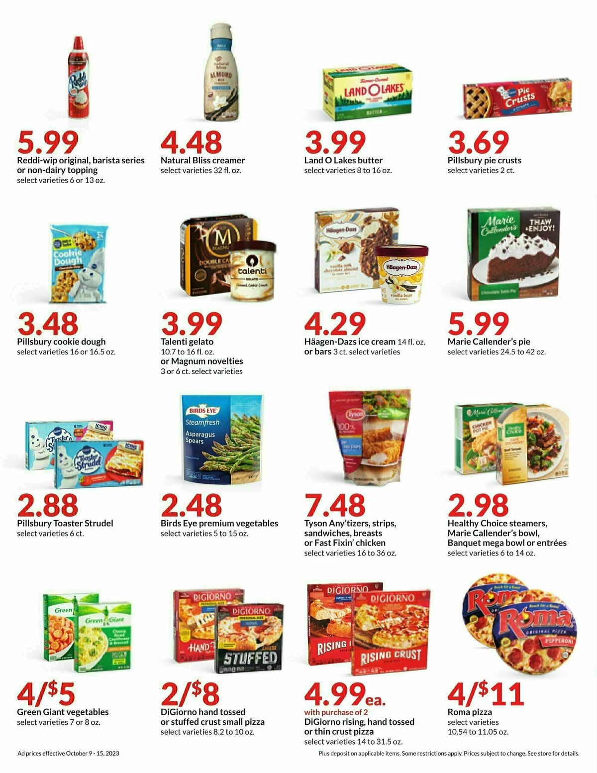 Hy-Vee Weekly Ad from October 9