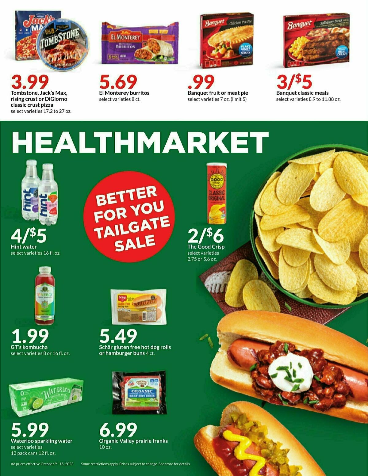 Hy-Vee Weekly Ad from October 9