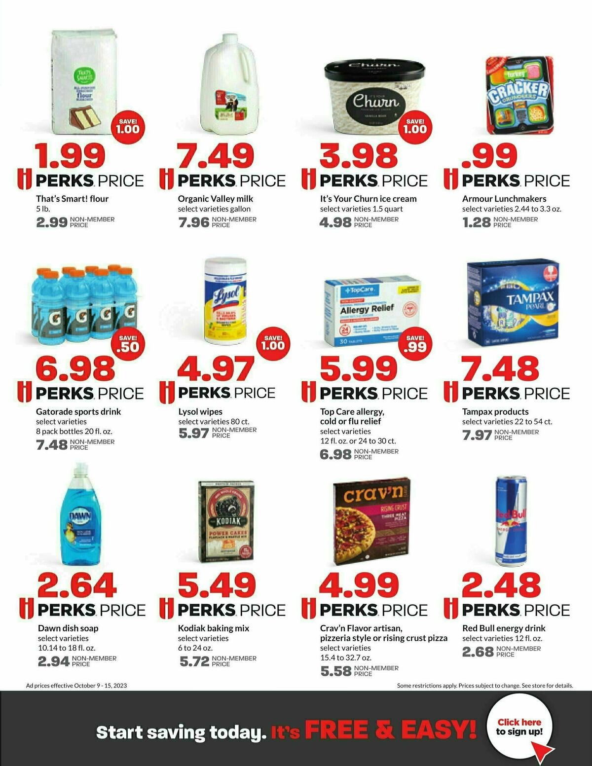 Hy-Vee Weekly Ad from October 9