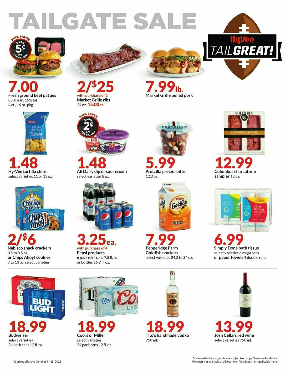 Hy-Vee Weekly Ad from October 9