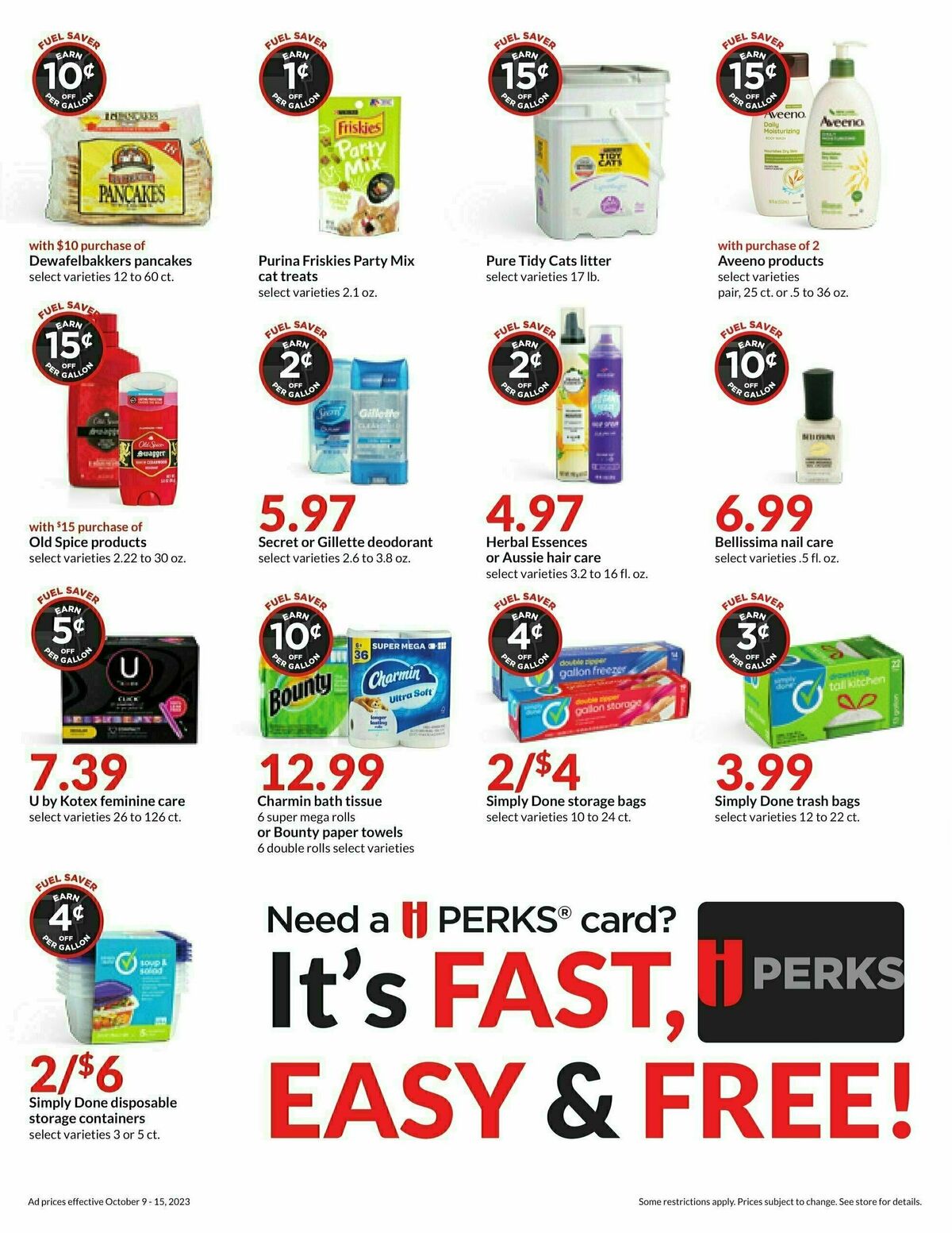 Hy-Vee Weekly Ad from October 9