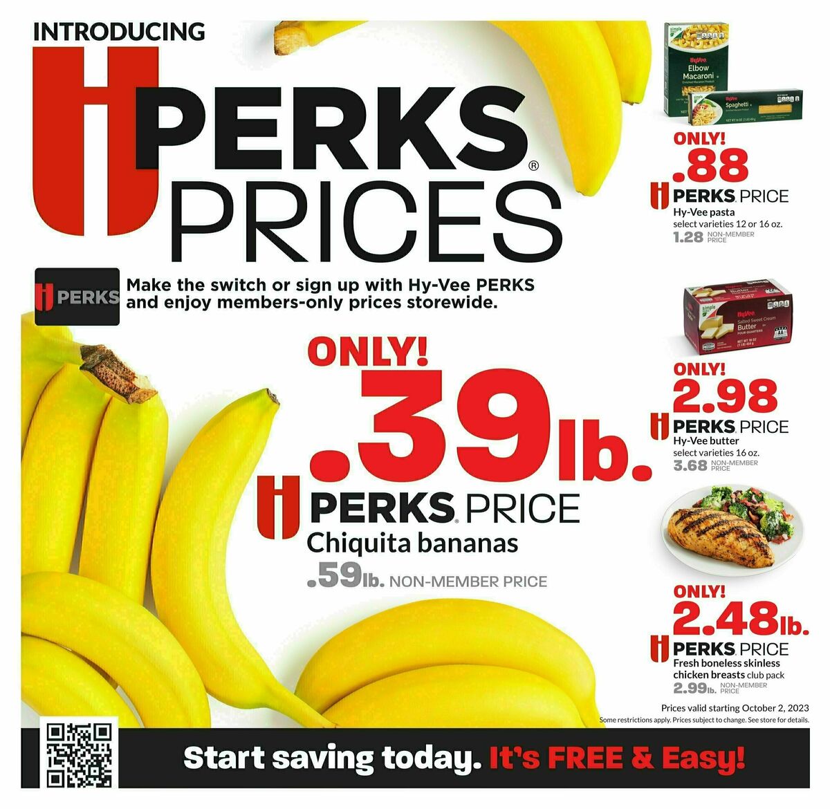 Hy-Vee Perks Prices Weekly Ad from October 2