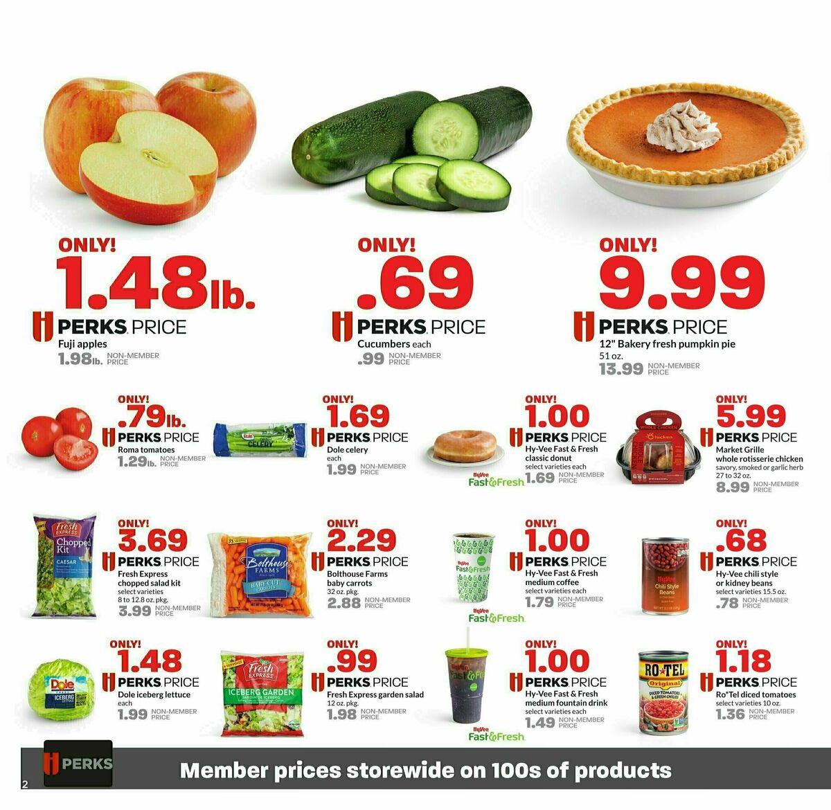 Hy-Vee Perks Prices Weekly Ad from October 2