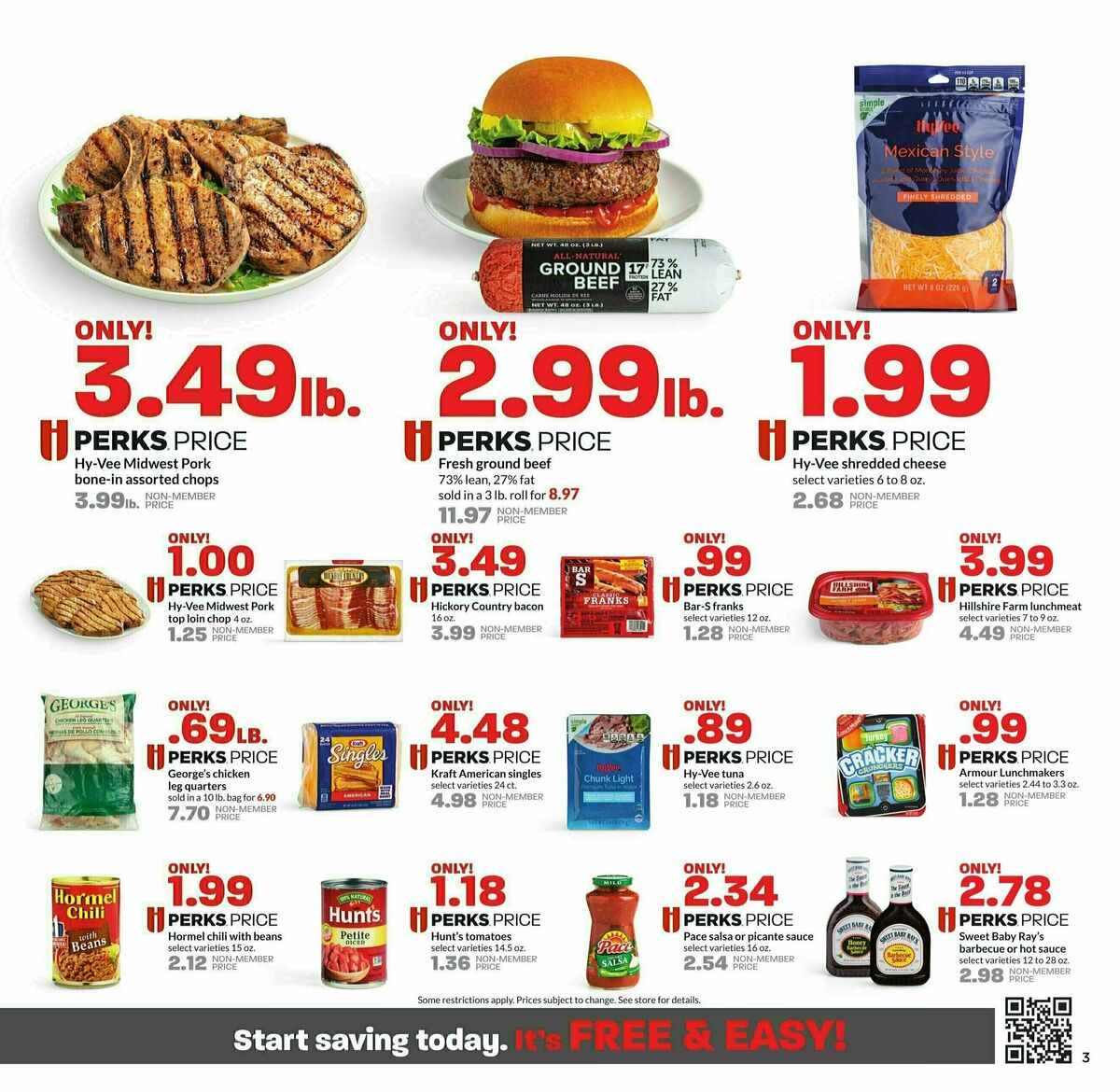 Hy-Vee Perks Prices Weekly Ad from October 2