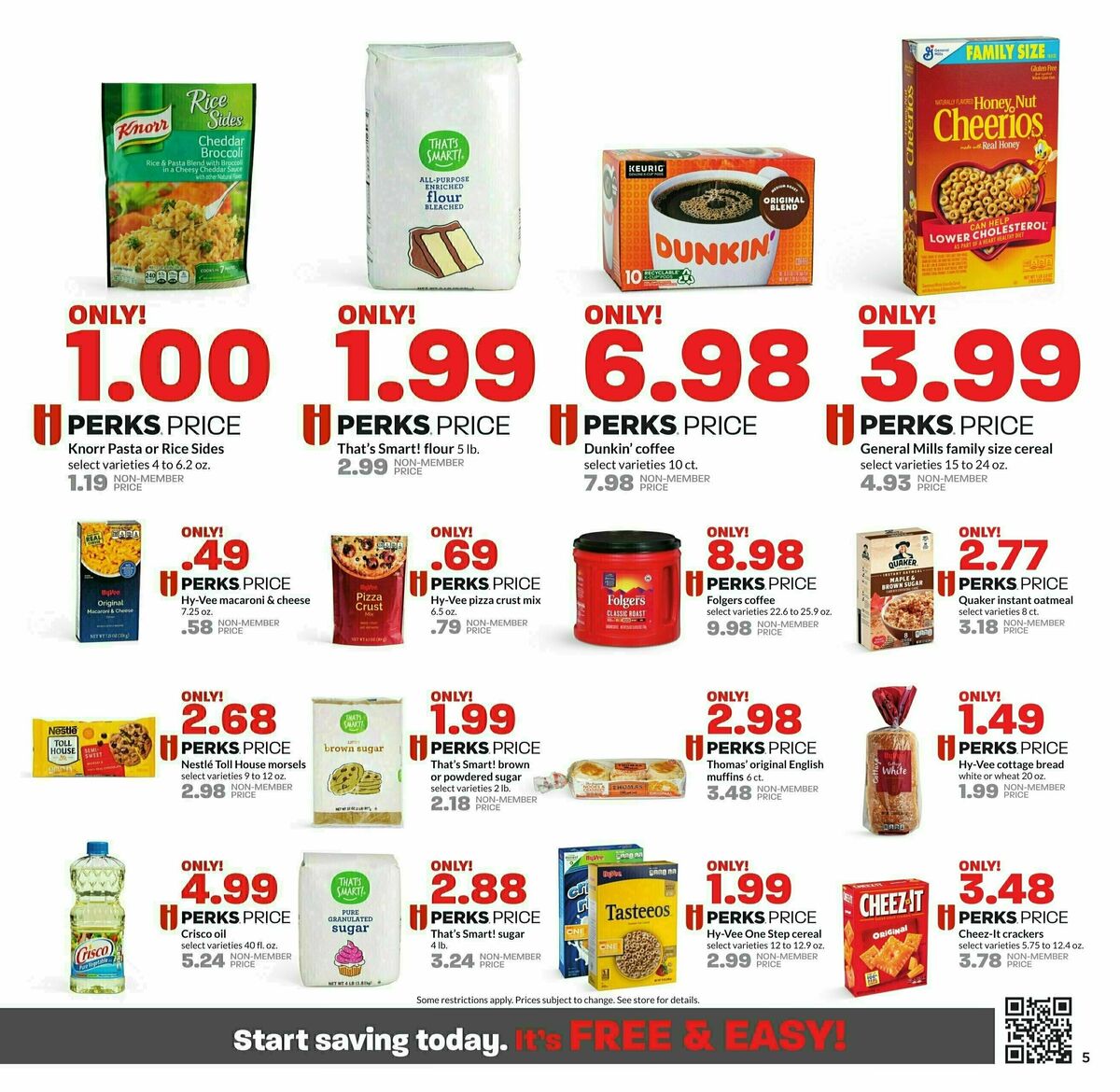 Hy-Vee Perks Prices Weekly Ad from October 2