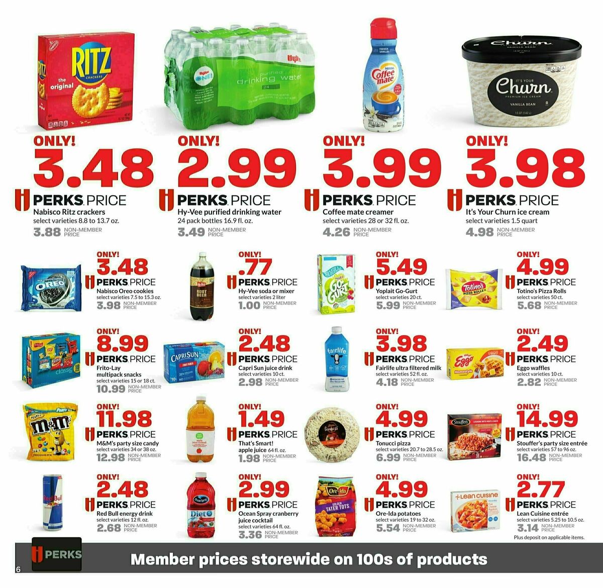 Hy-Vee Perks Prices Weekly Ad from October 2