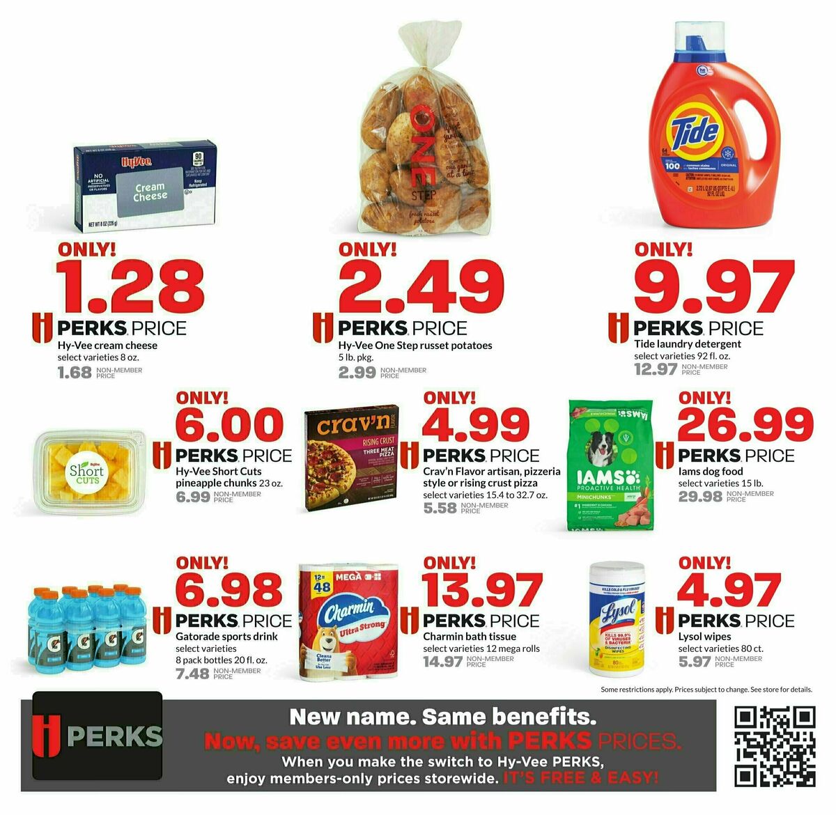 Hy-Vee Perks Prices Weekly Ad from October 2