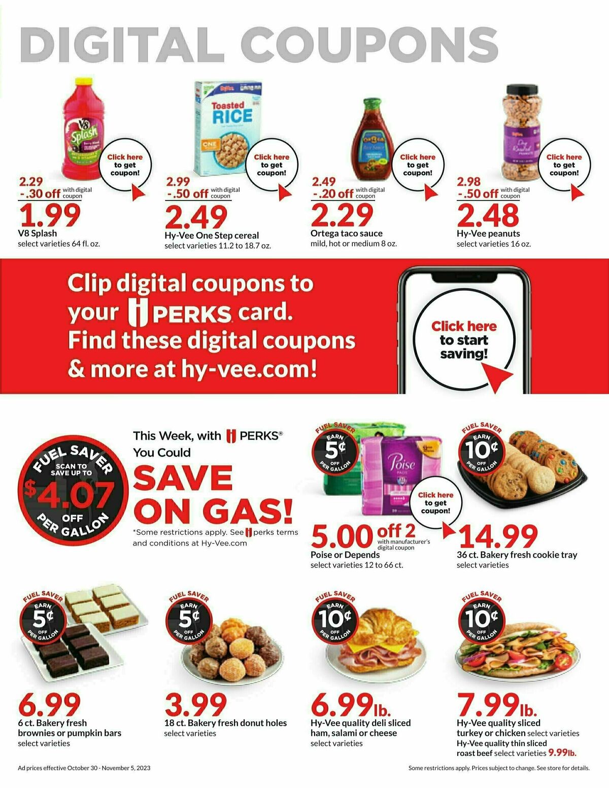 Hy-Vee Weekly Ad from October 30