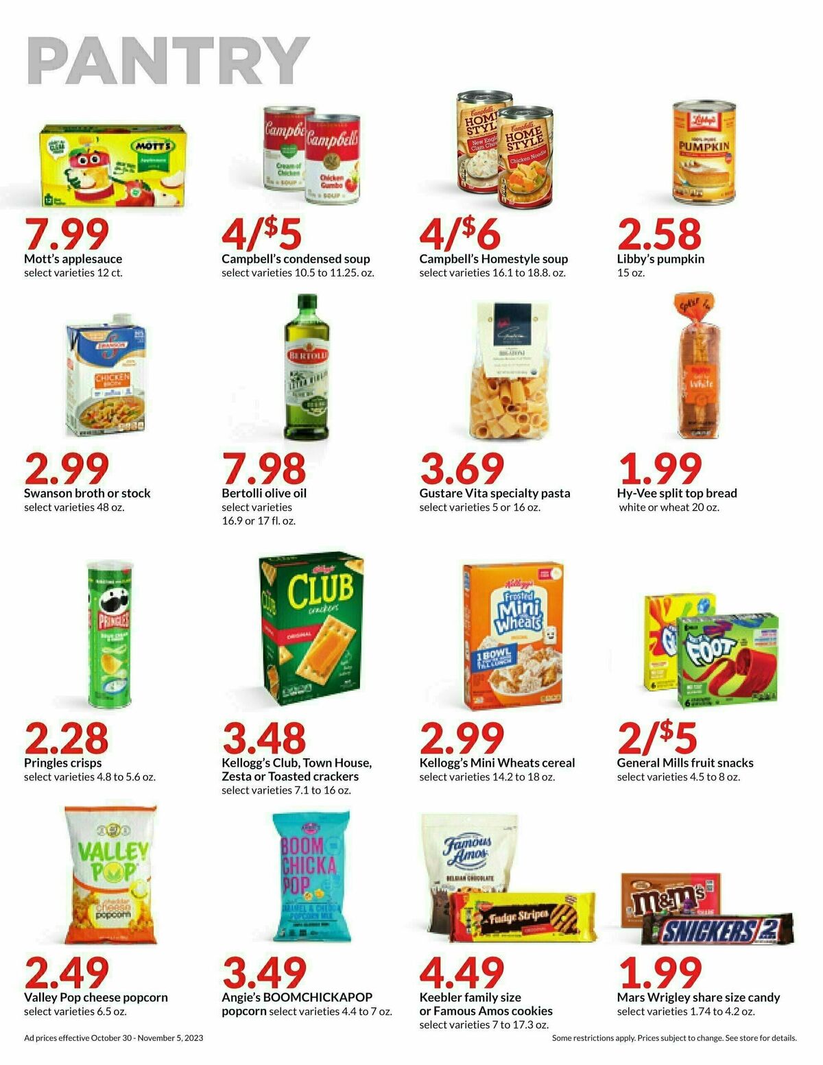 Hy-Vee Weekly Ad from October 30