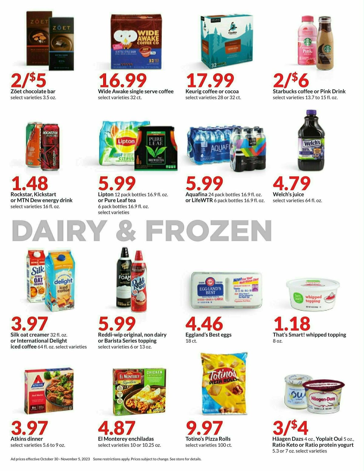 Hy-Vee Weekly Ad from October 30