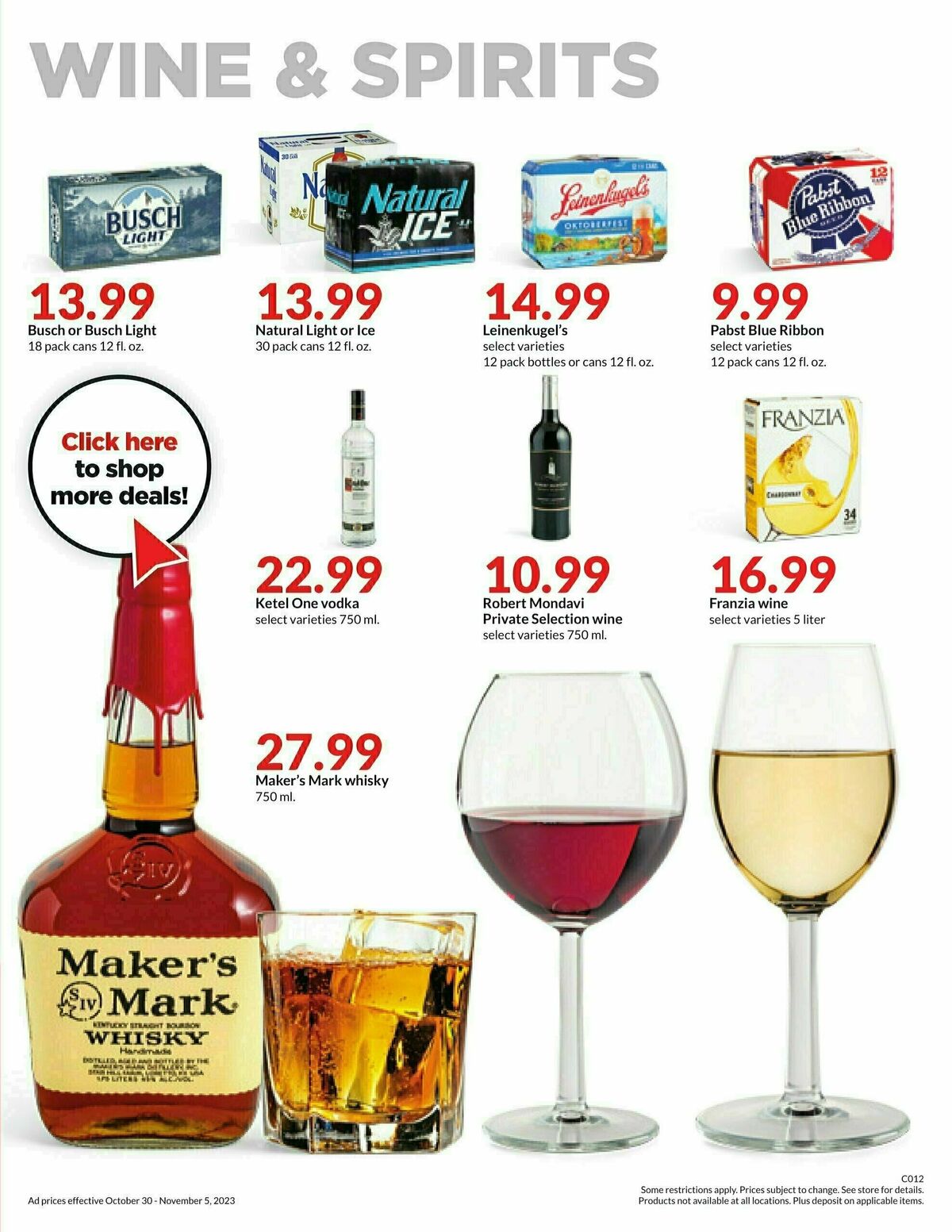 Hy-Vee Weekly Ad from October 30