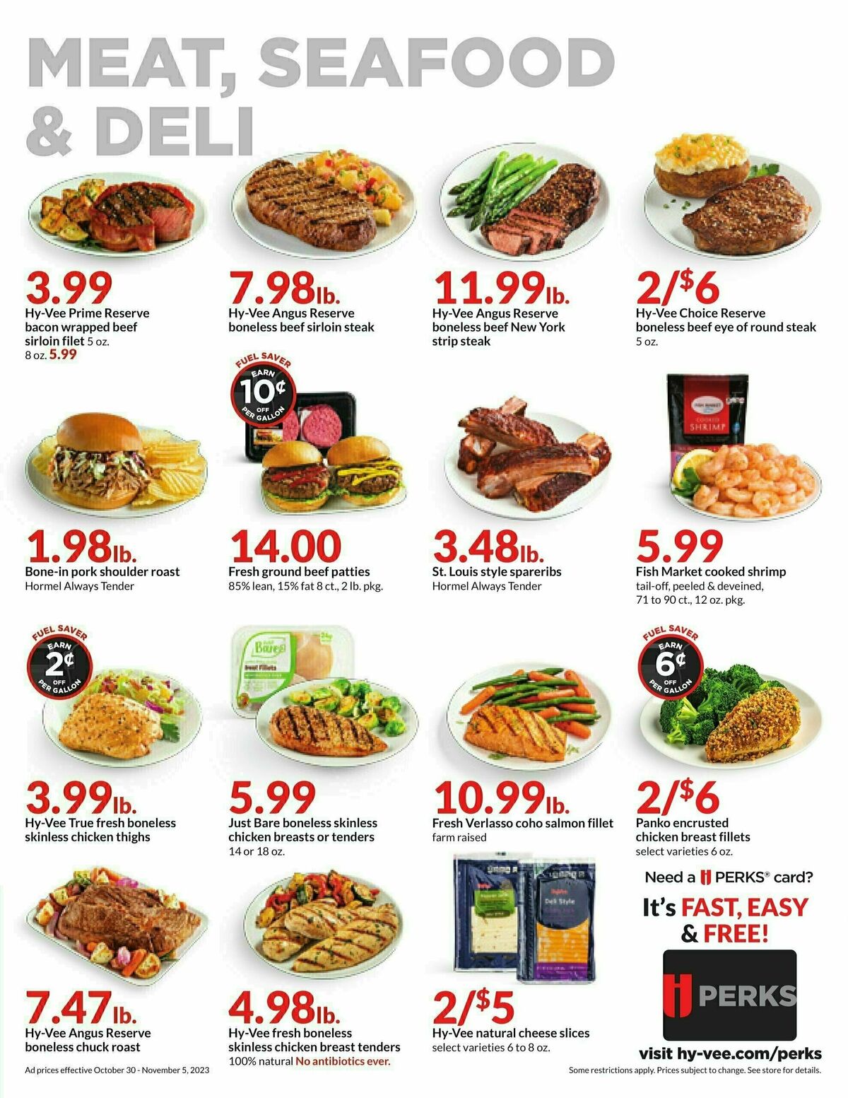 Hy-Vee Weekly Ad from October 30