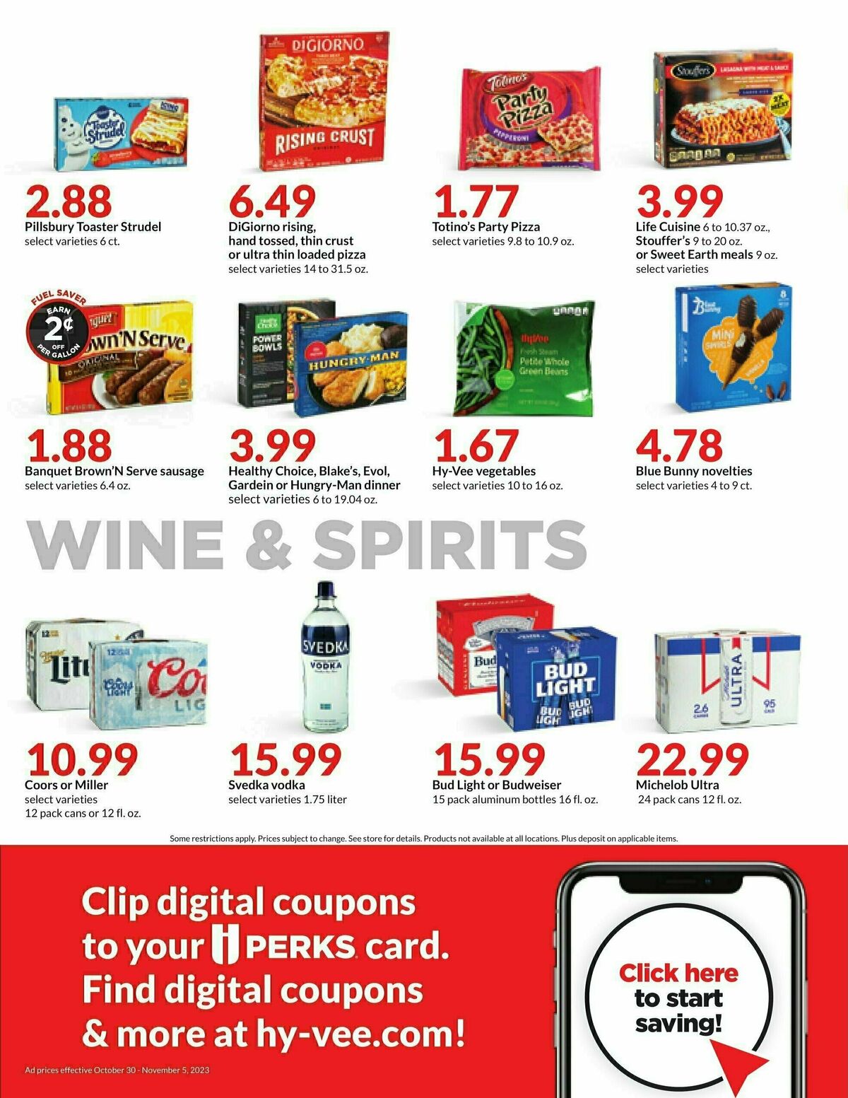 Hy-Vee Weekly Ad from October 30