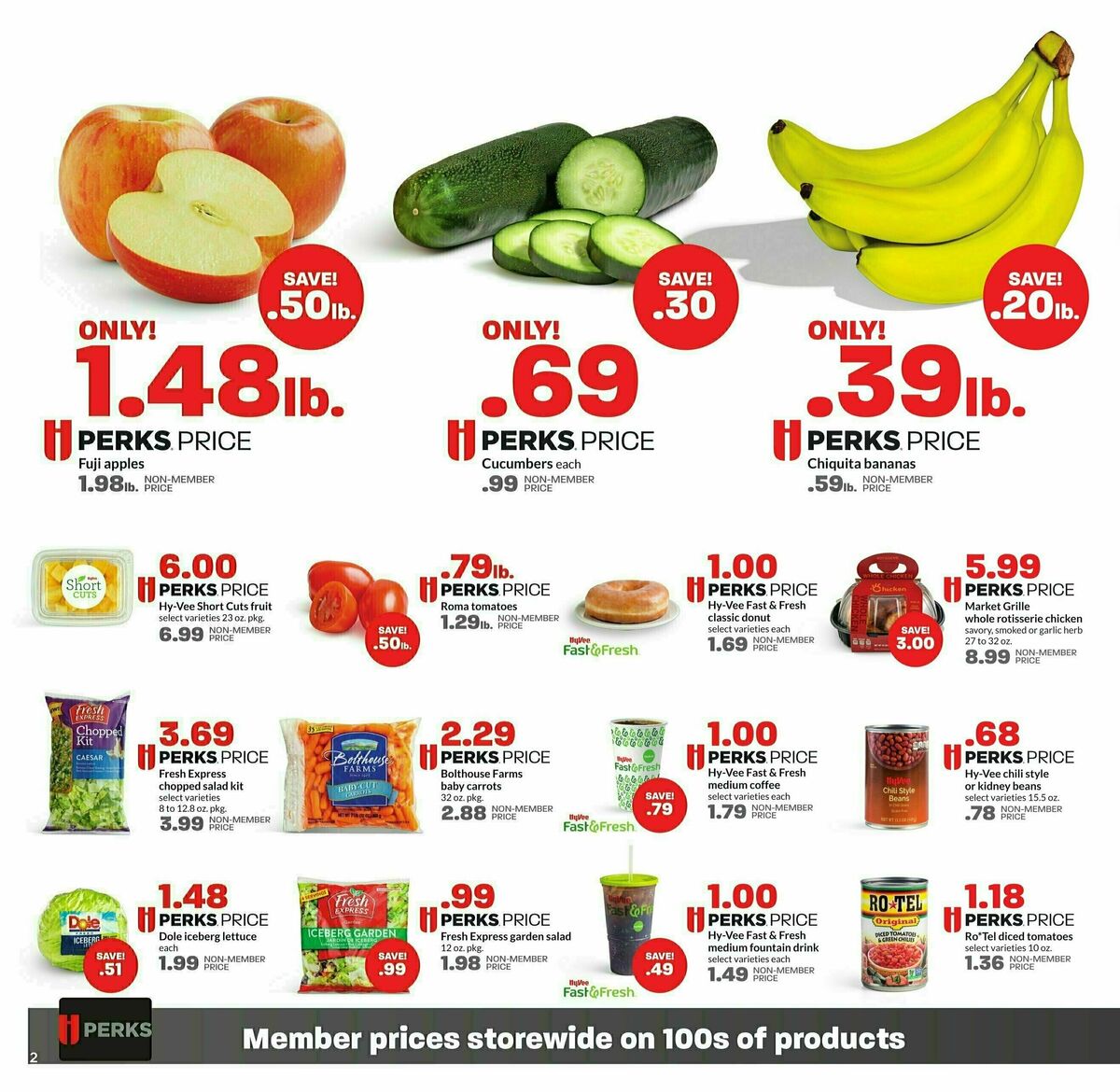 Hy-Vee Perks Prices Weekly Ad from November 1