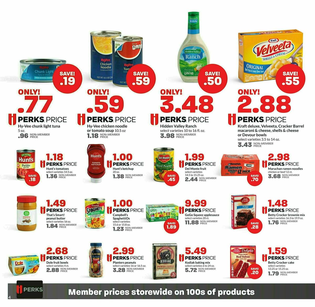 Hy-Vee Perks Prices Weekly Ad from November 1