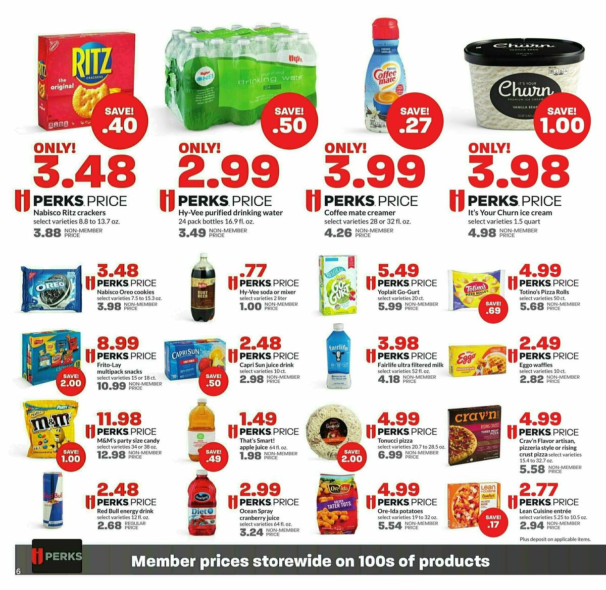 Hy-Vee Perks Prices Weekly Ad from November 1