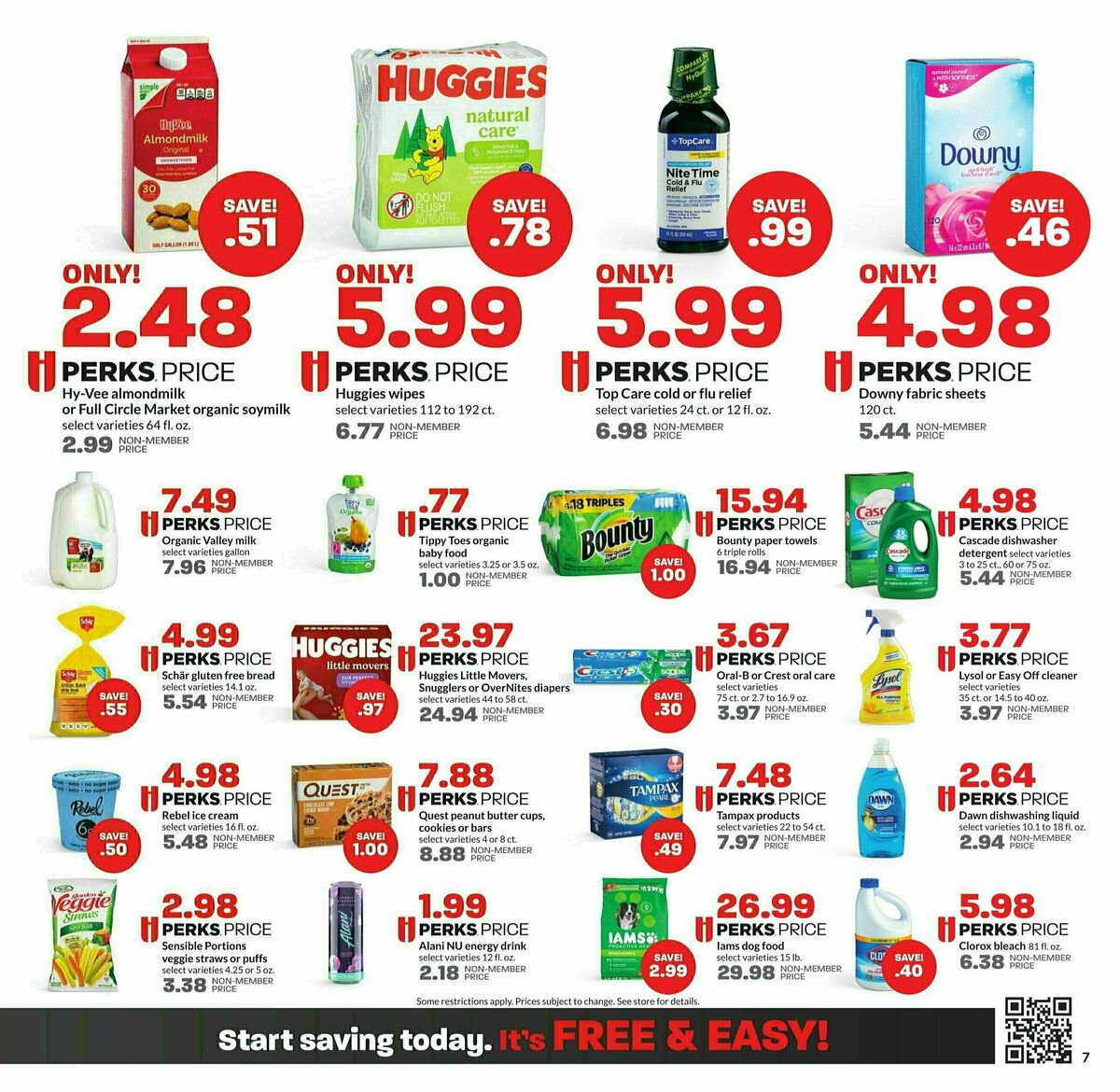 Hy-Vee Perks Prices Weekly Ad from November 1