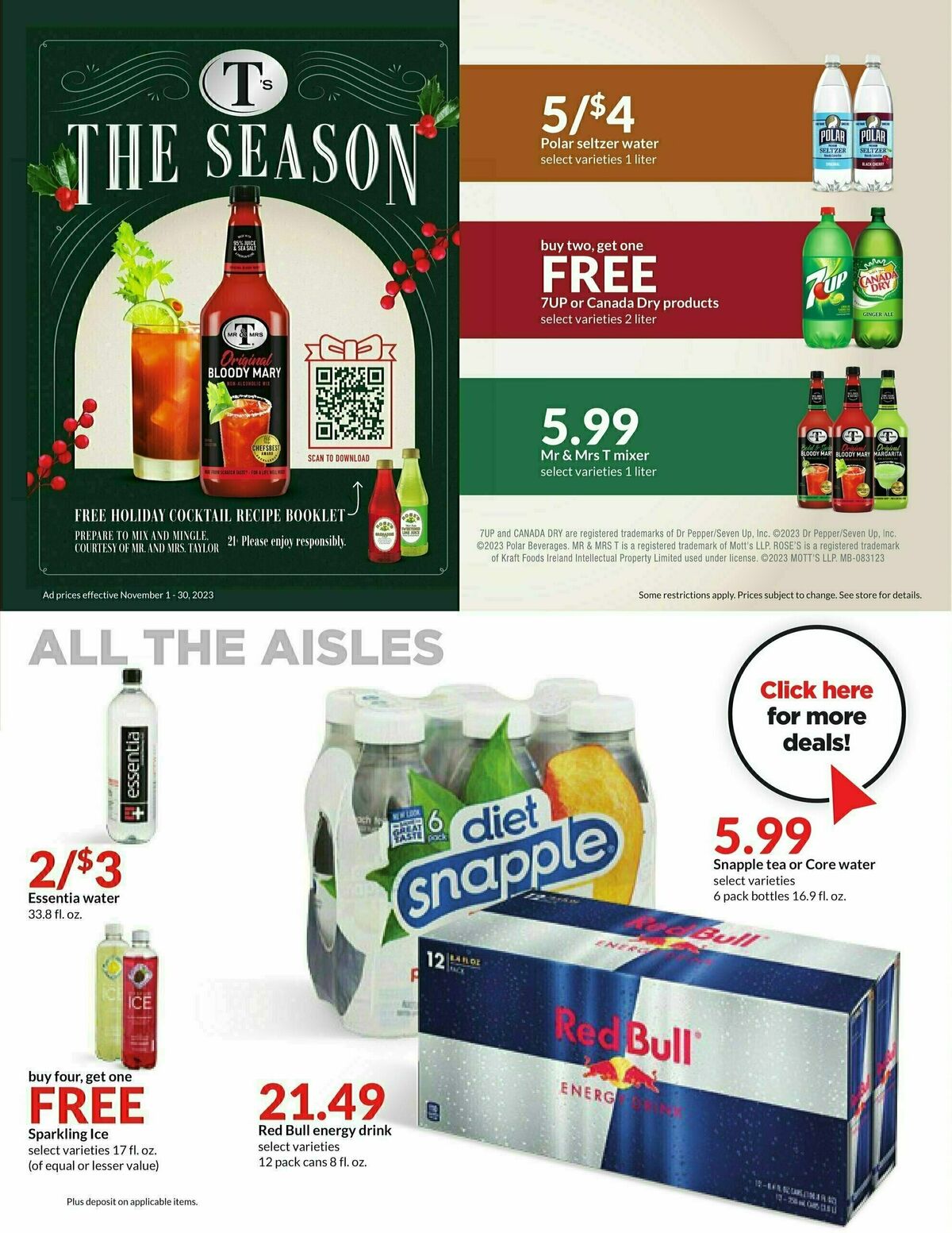 Hy-Vee November Monthly Book Weekly Ad from November 1