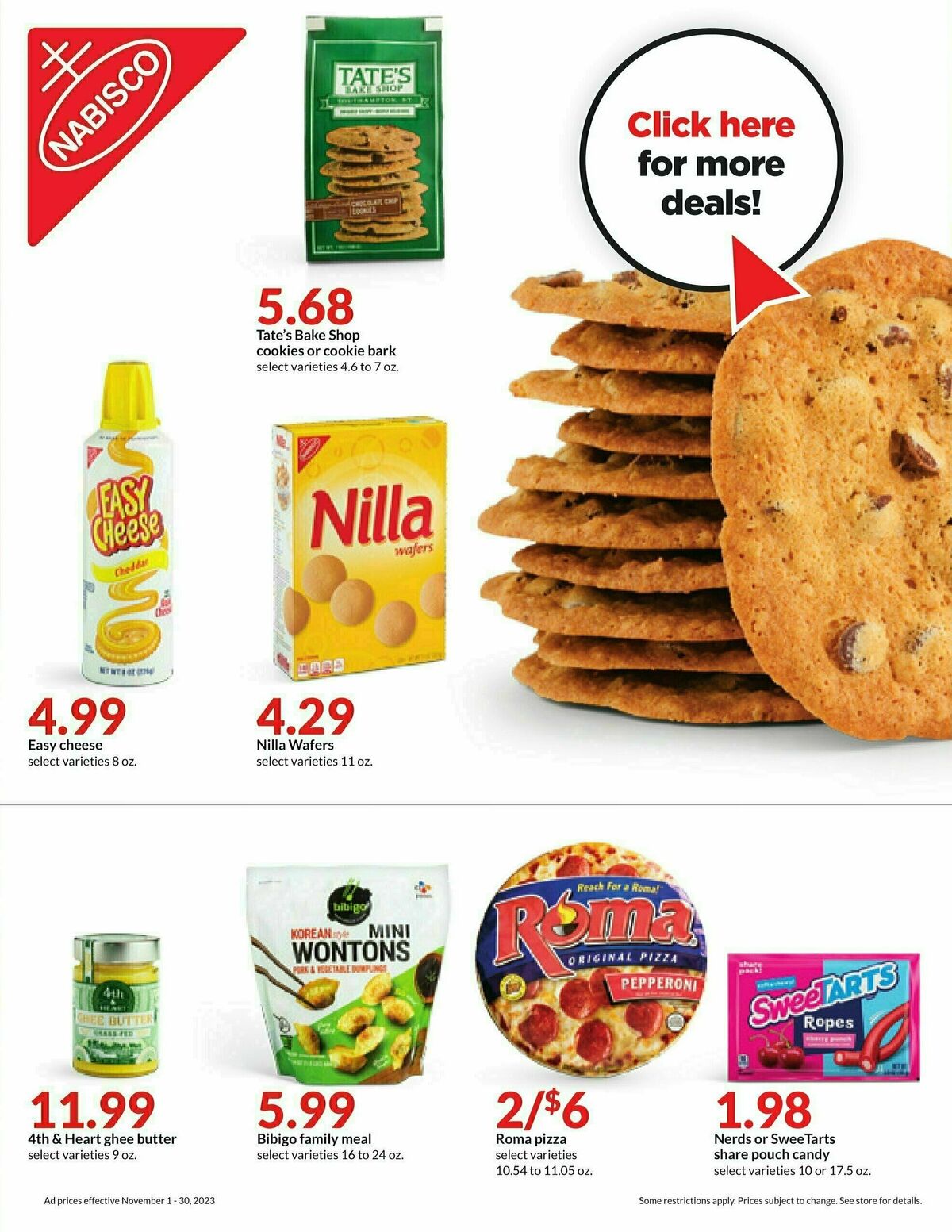 Hy-Vee November Monthly Book Weekly Ad from November 1