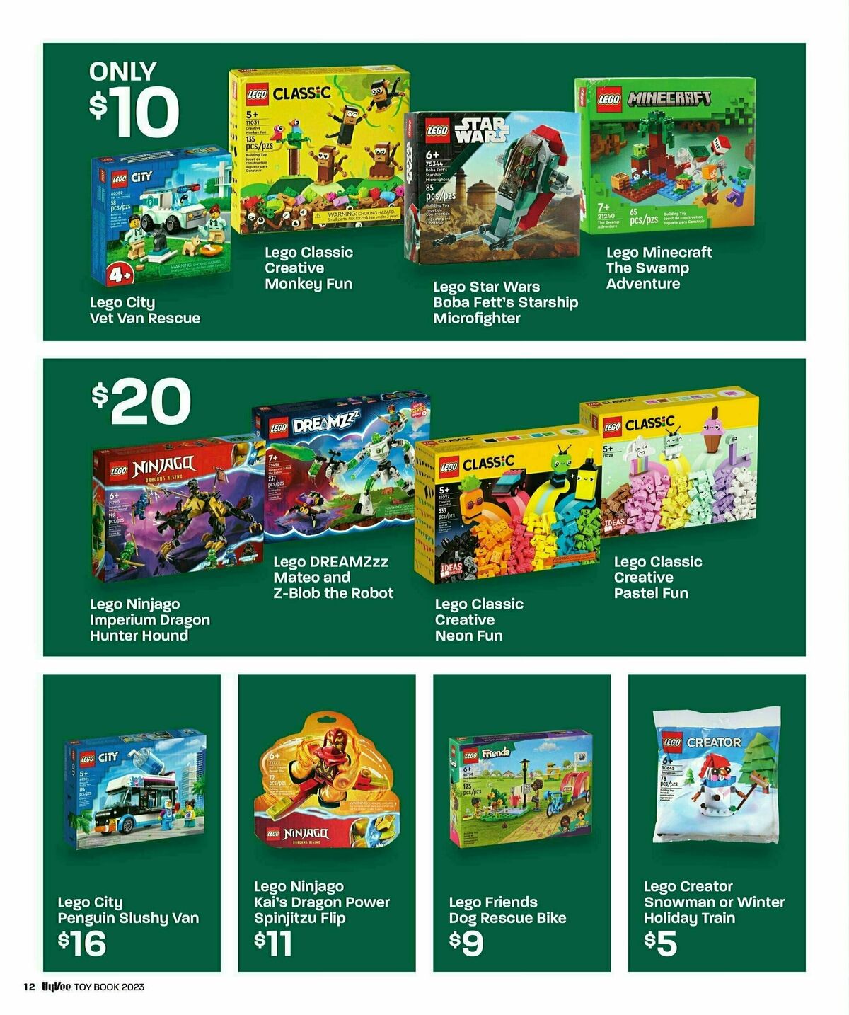 Hy-Vee Toy Book Weekly Ad from November 4