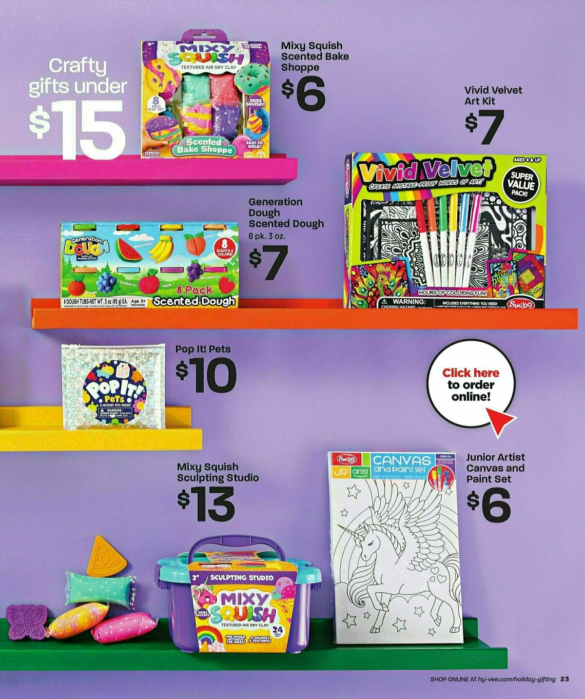 Hy-Vee Toy Book Weekly Ad from November 4