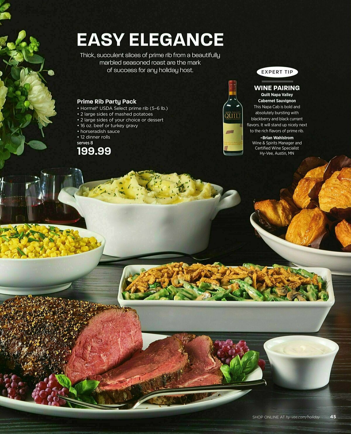 Hy-Vee Holiday Entertaining Guide Weekly Ad from November 4