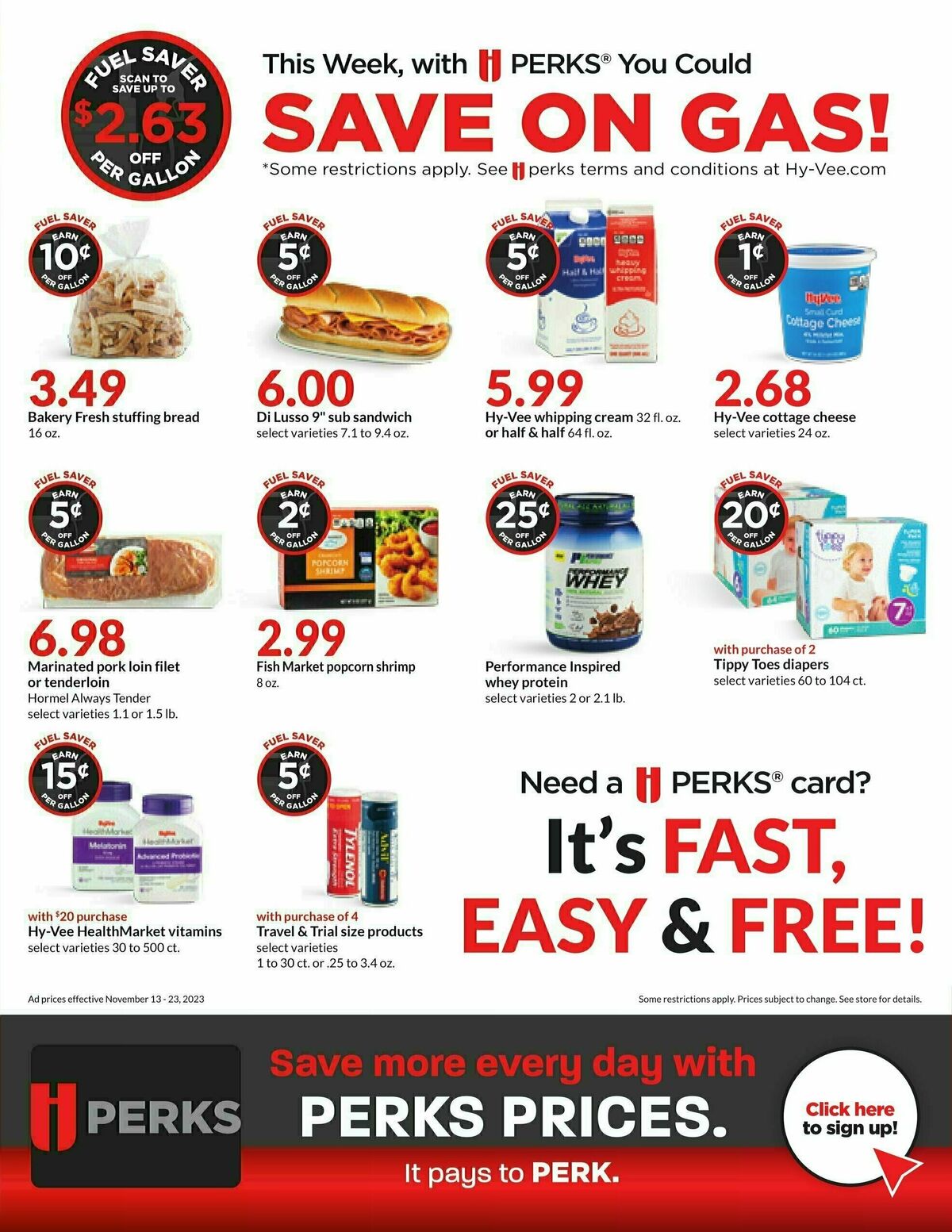 Hy-Vee Weekly Ad from November 13