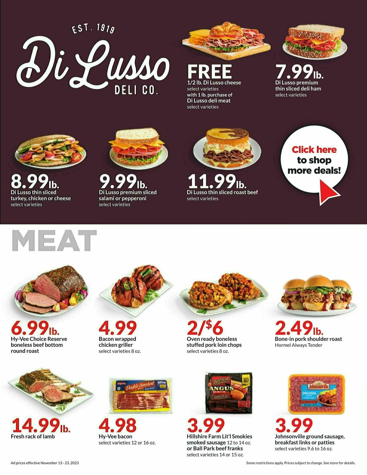 Hy-Vee Weekly Ad from November 13