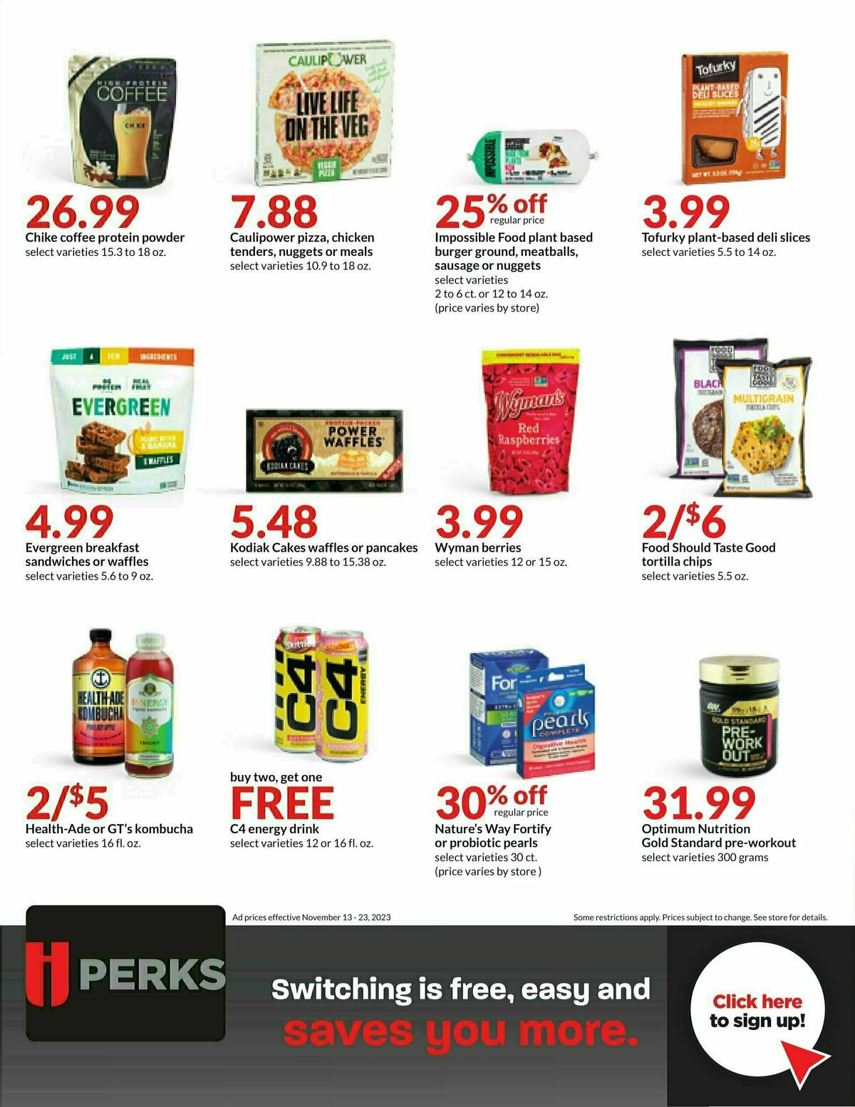 Hy-Vee Weekly Ad from November 13