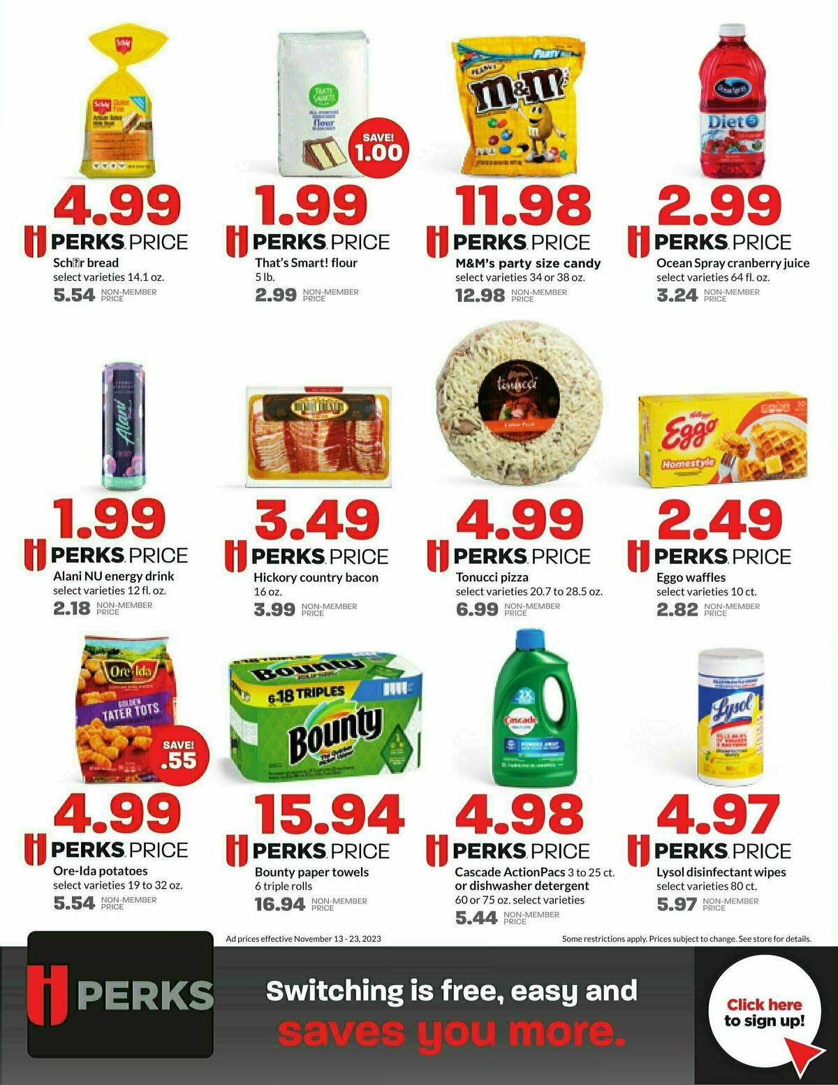 Hy-Vee Weekly Ad from November 13