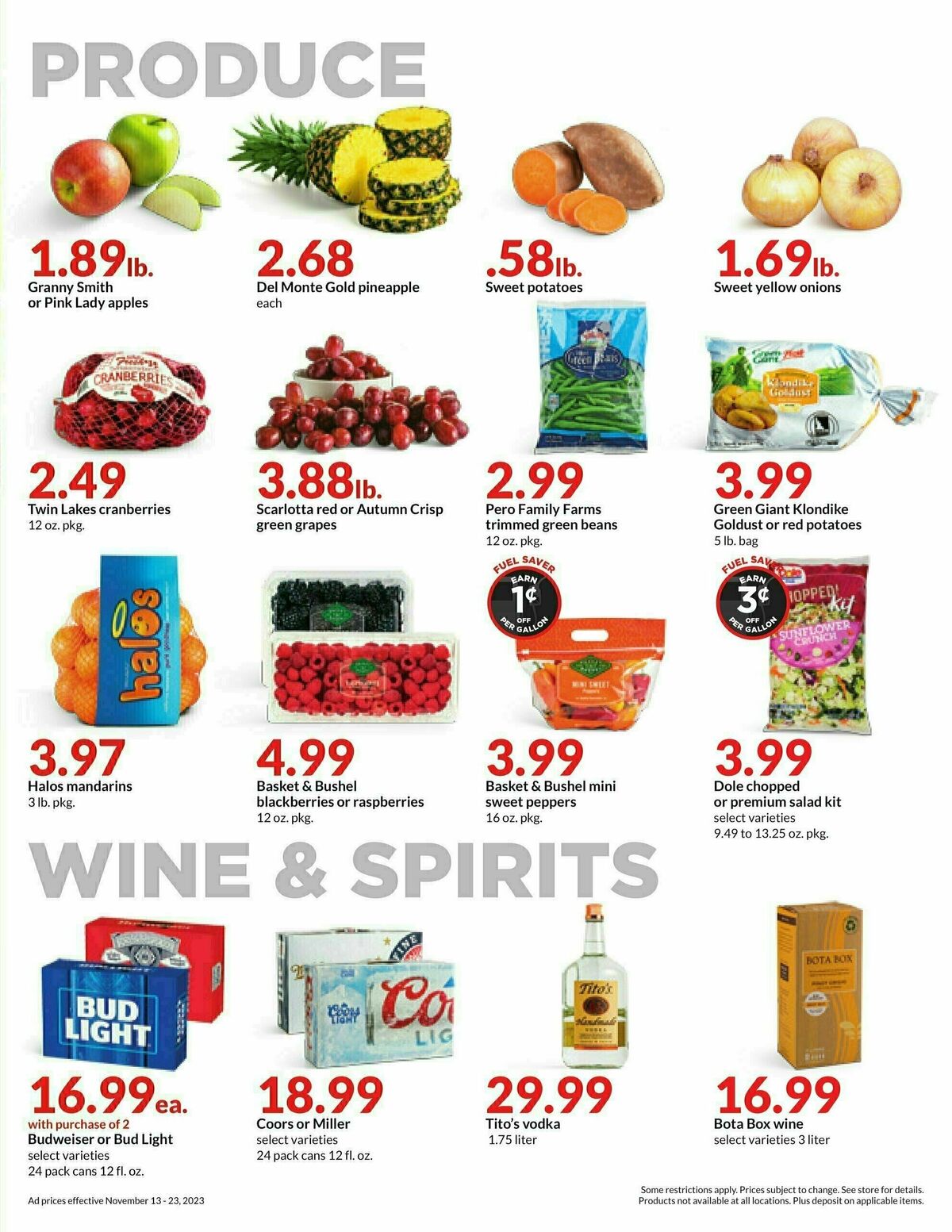 Hy-Vee Weekly Ad from November 13