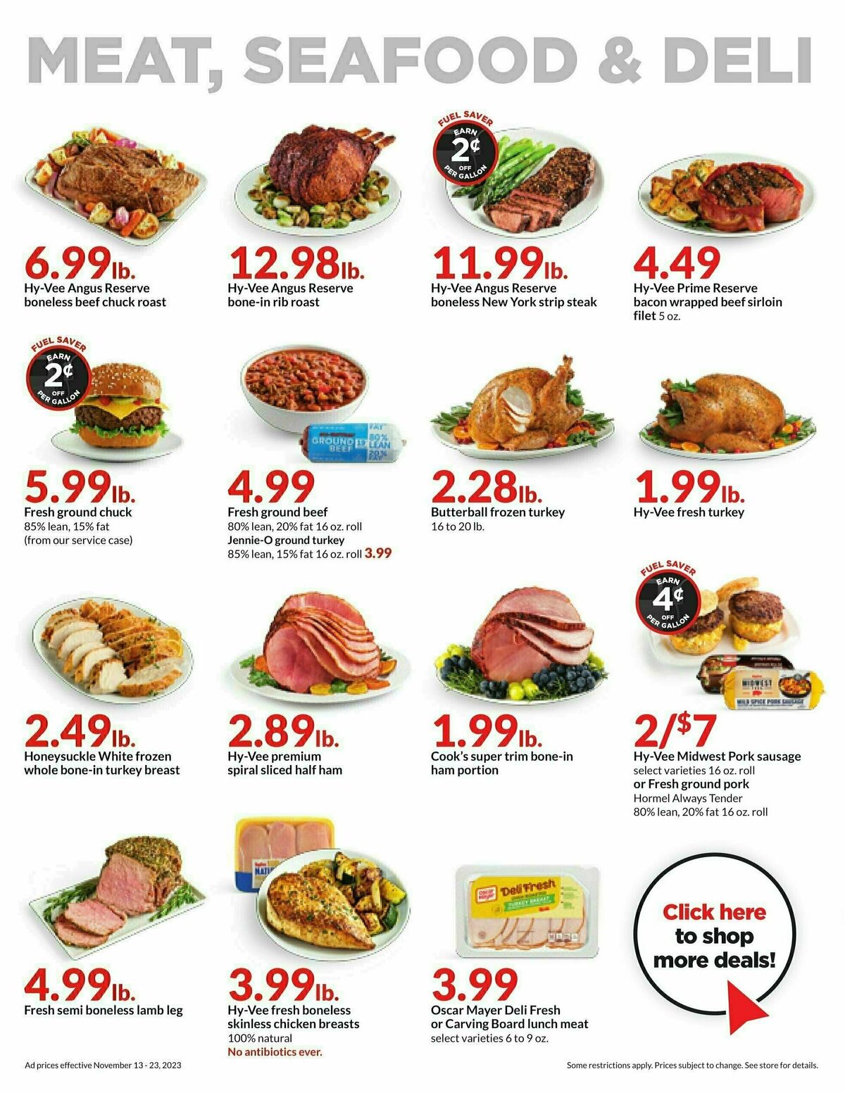 Hy-Vee Weekly Ad from November 13