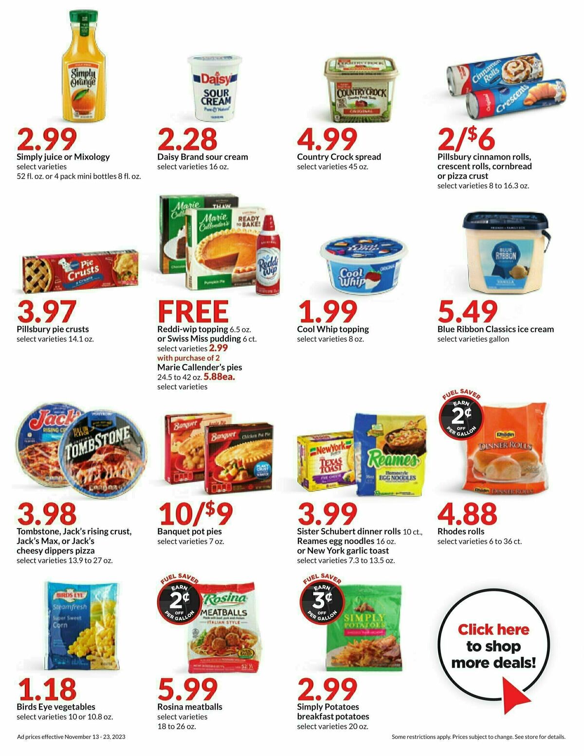 Hy-Vee Weekly Ad from November 13