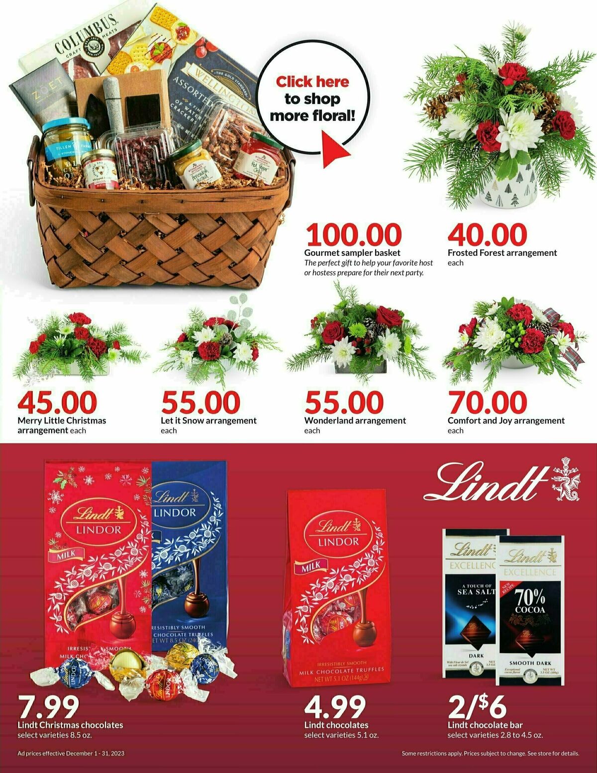 Hy-Vee December Monthly Digital Ad Weekly Ad from December 1