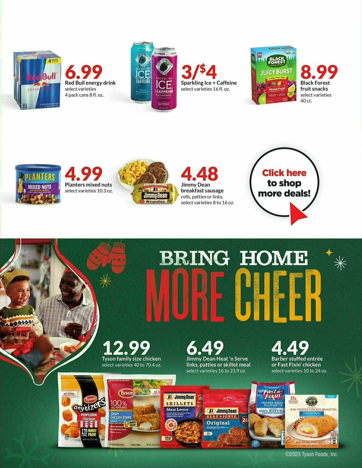 Hy-Vee December Monthly Digital Ad Weekly Ad from December 1