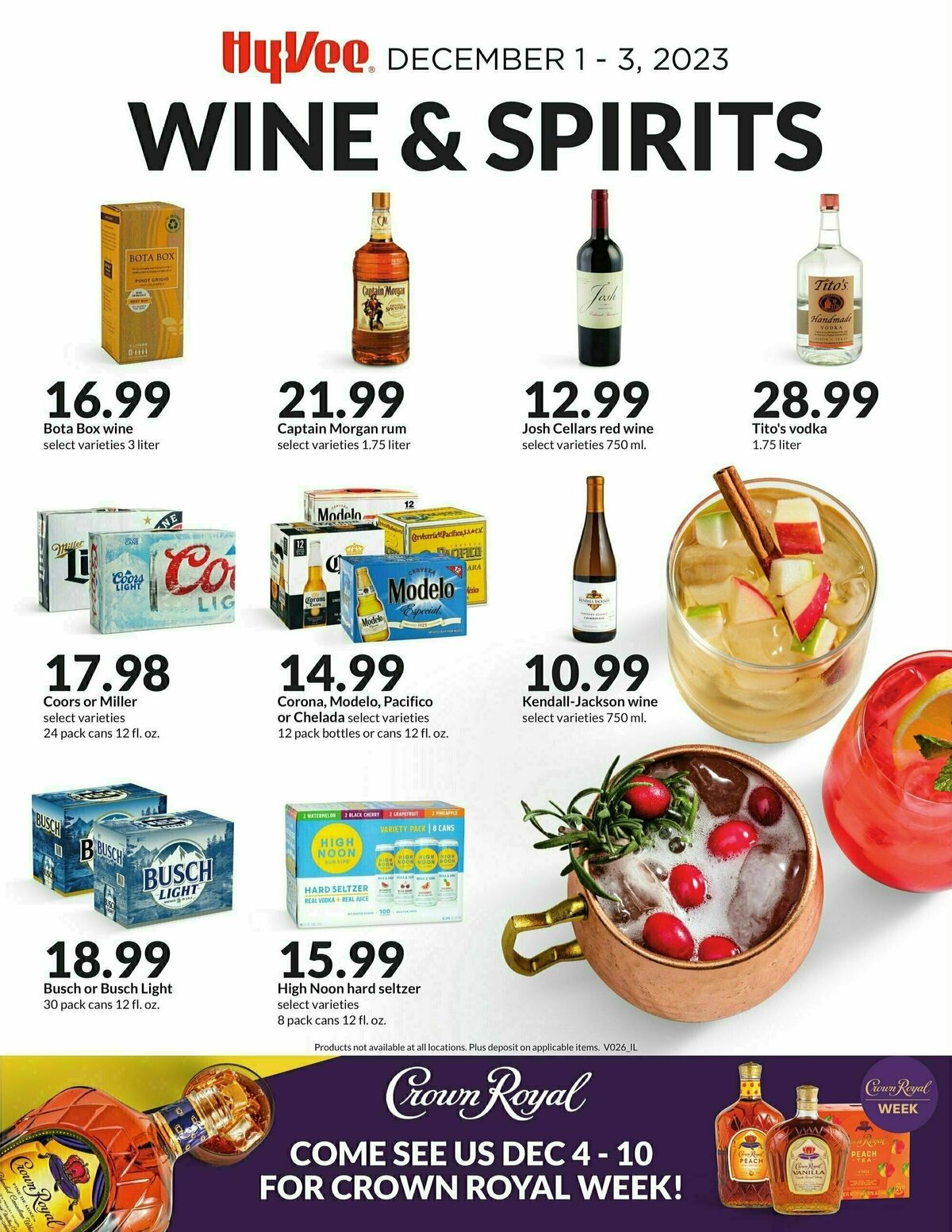 Hy-Vee Red Hot Weekend Weekly Ad from December 1