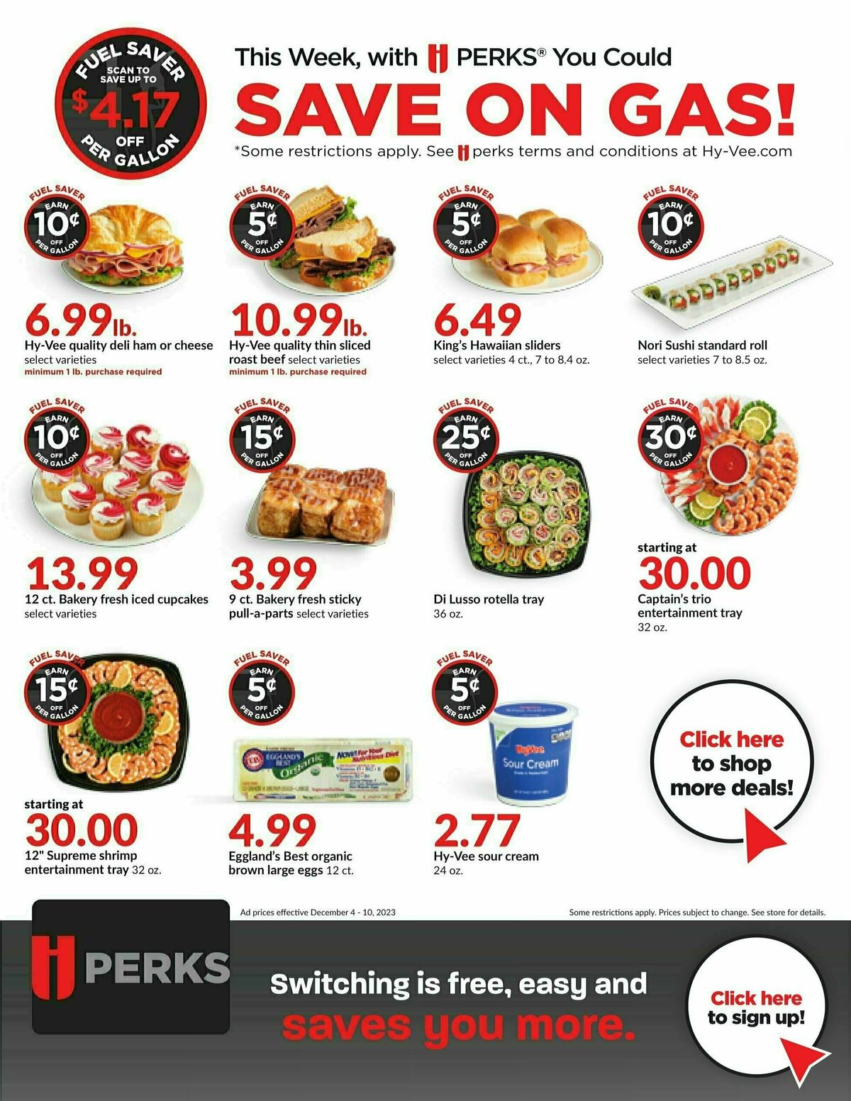 Hy-Vee Weekly Ad from December 4